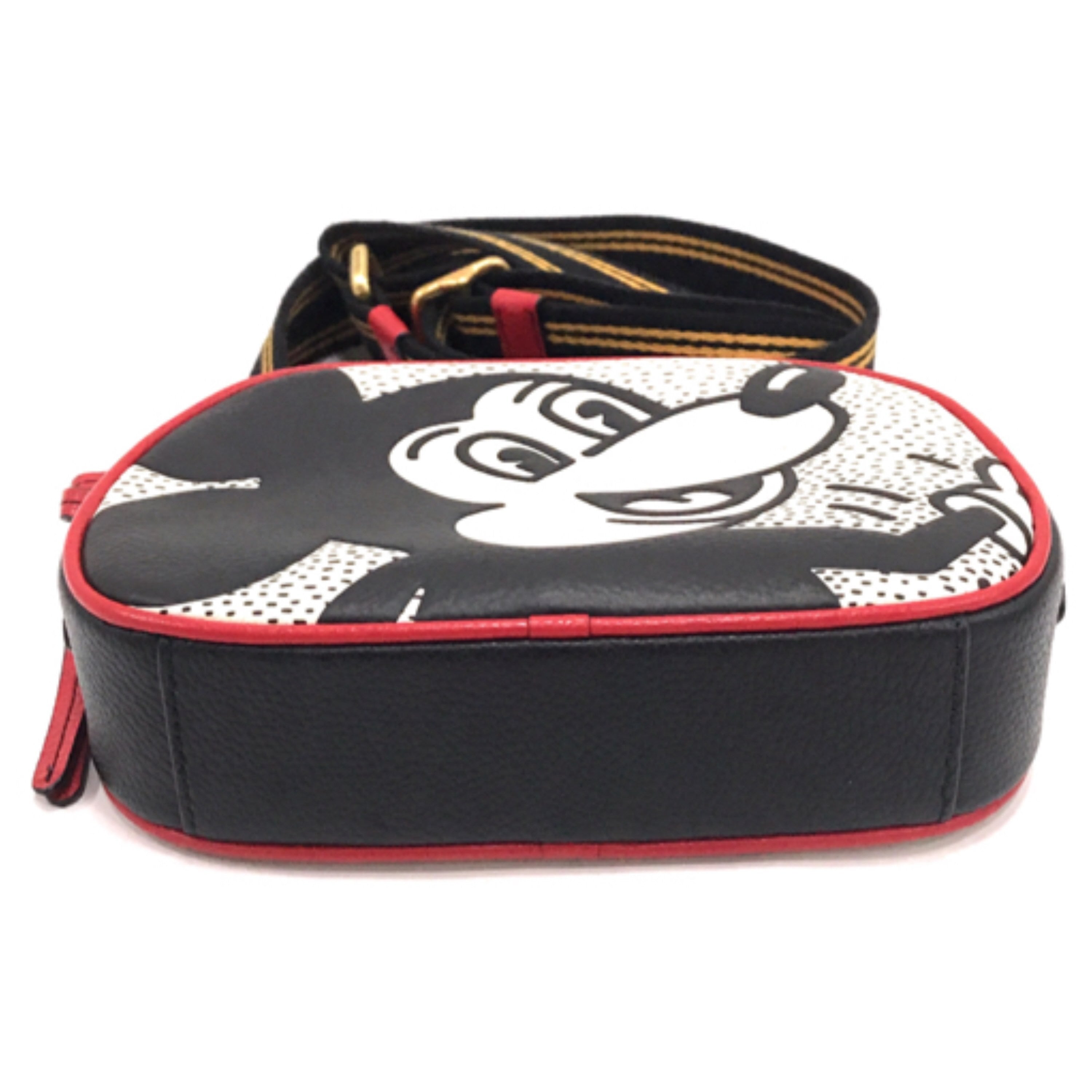COACH Disney Mickey Mouse x Keith Haring Badge Camera Crossbody Bag