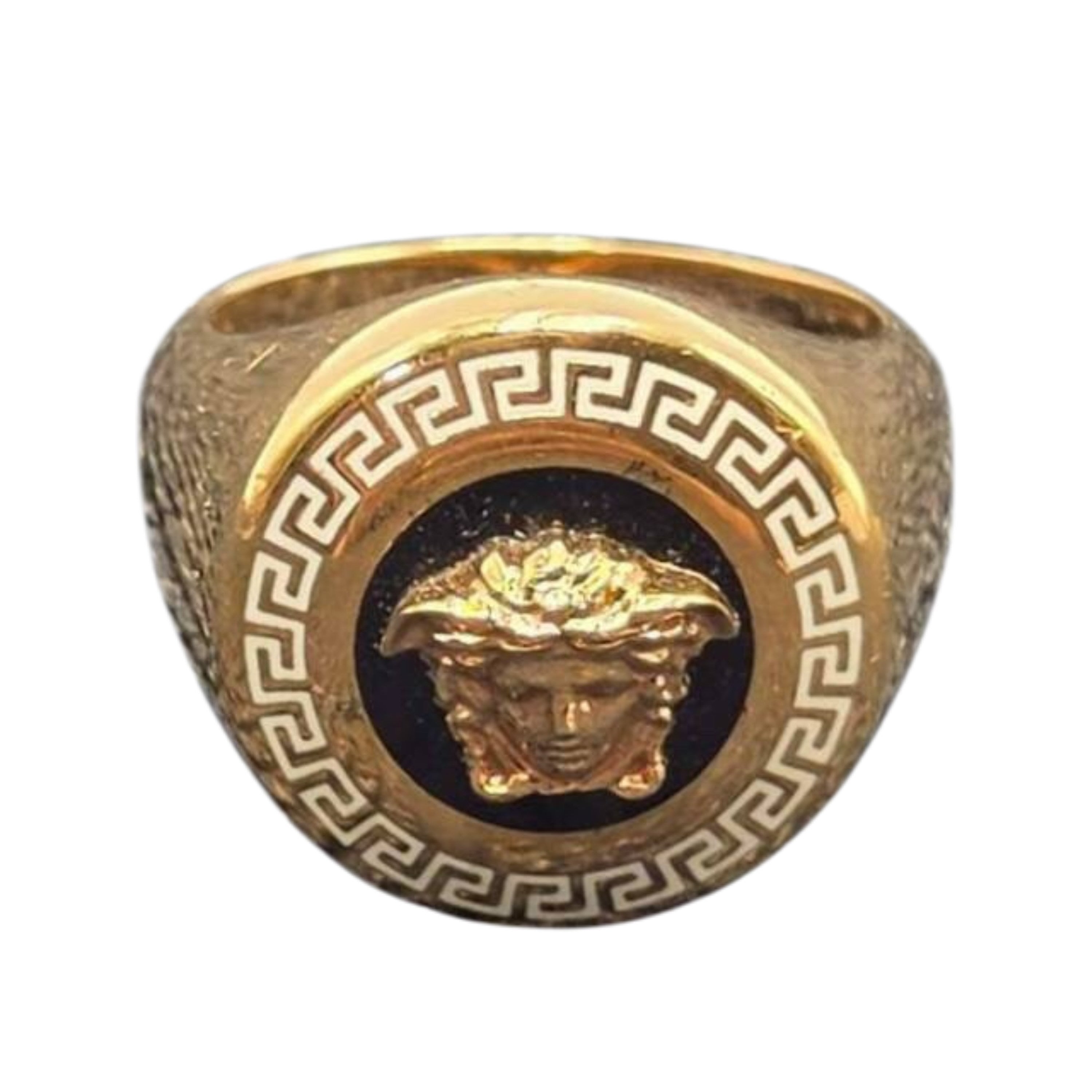VERSACE Medusa Men’s Ring Gold/Black