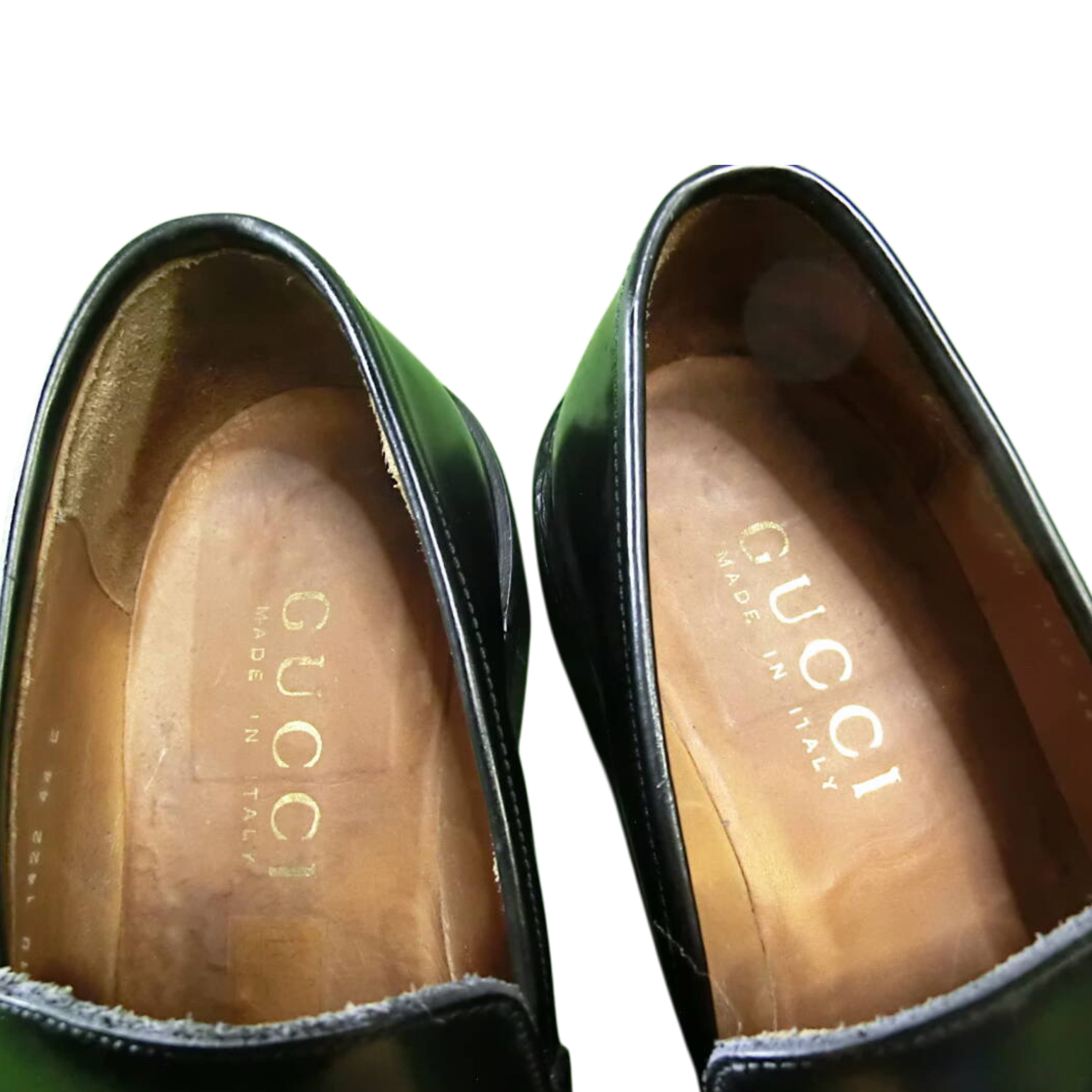 Gucci Men’s Horsebit Loafers Black Size 44