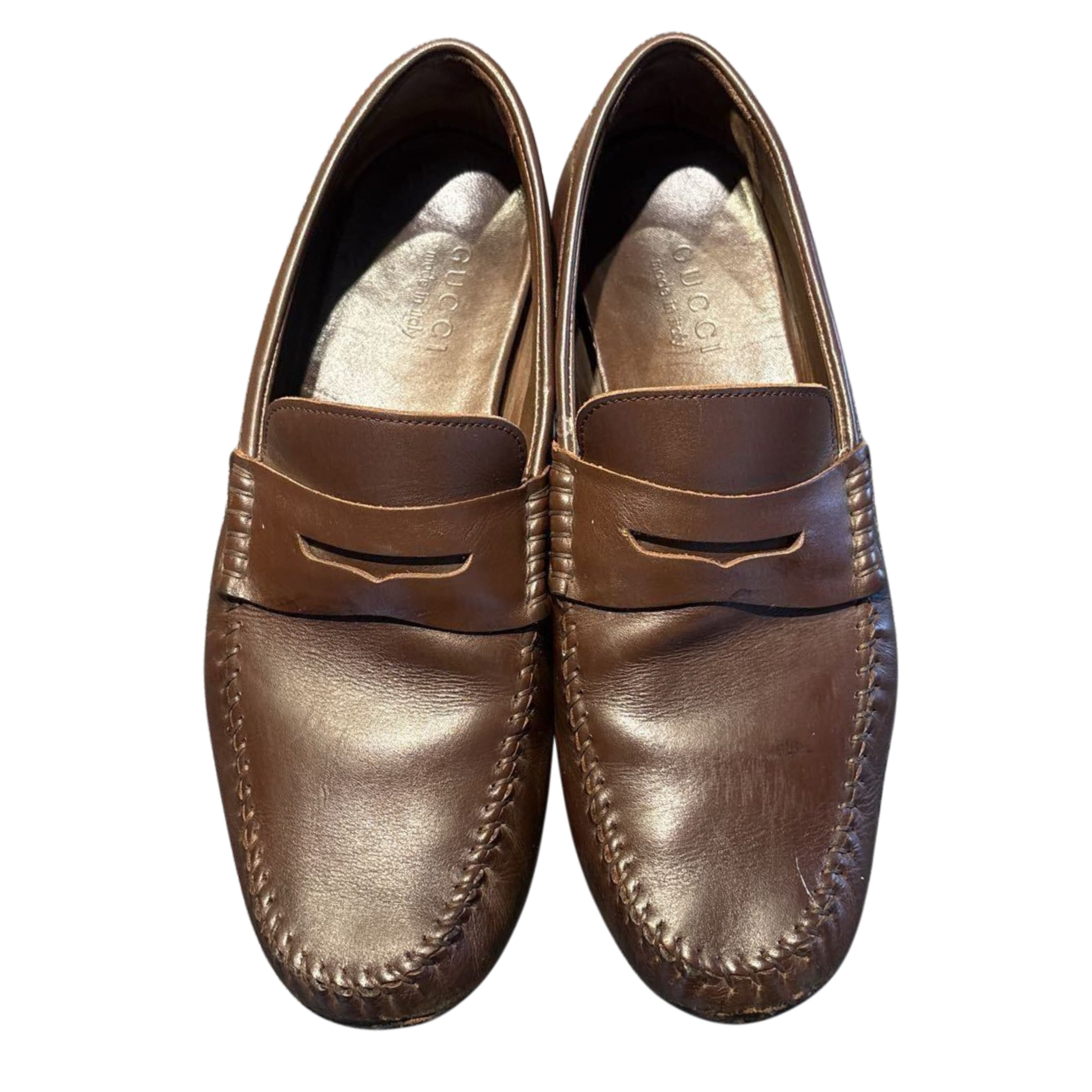 GUCCI Men's Leather Loafers Size 26.5