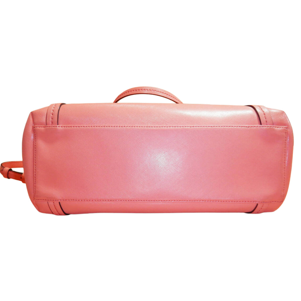 Coach Pink Peyton Leather Pocket Tote Bag