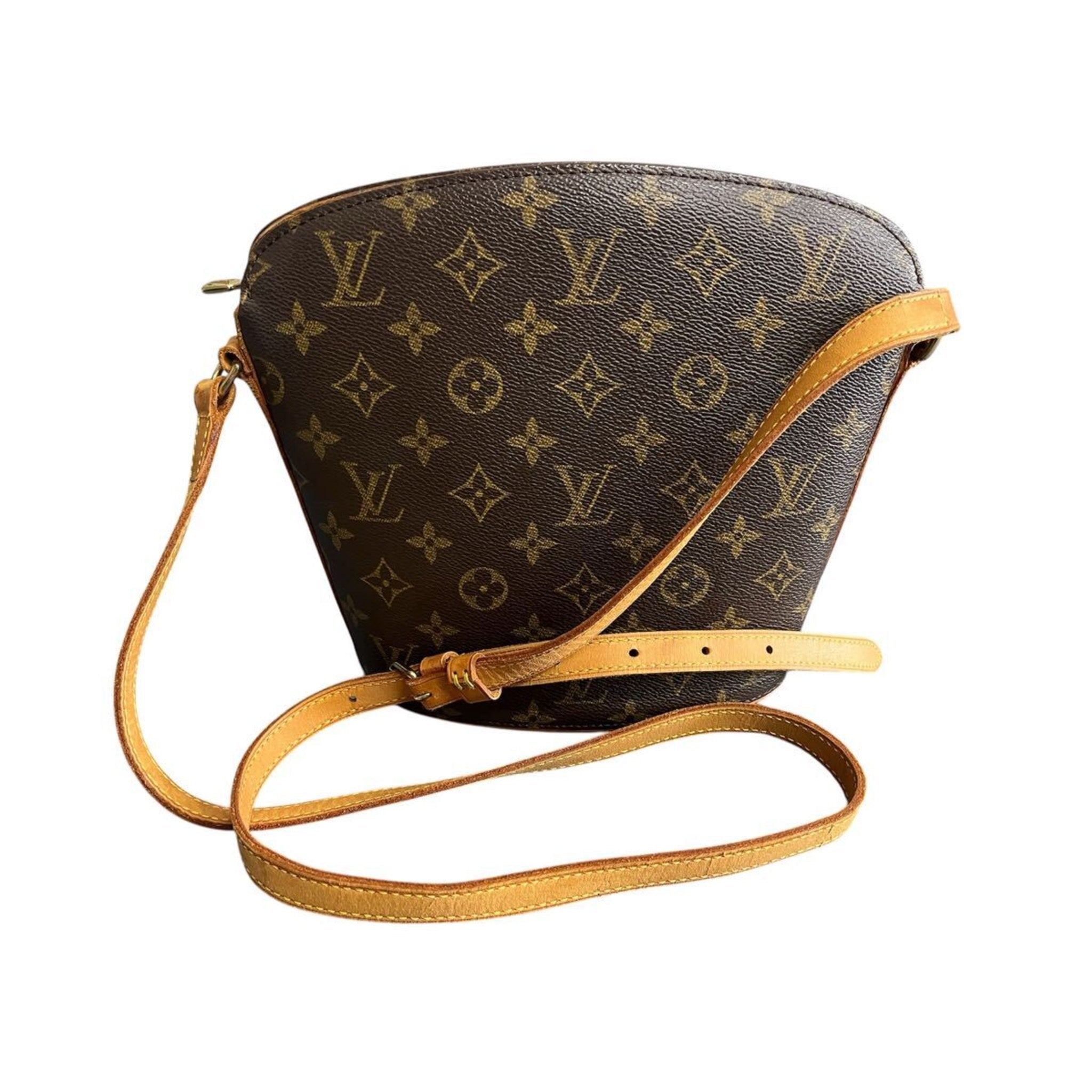 LOUIS VUITTON Monogram Drouot Crossbody Bag