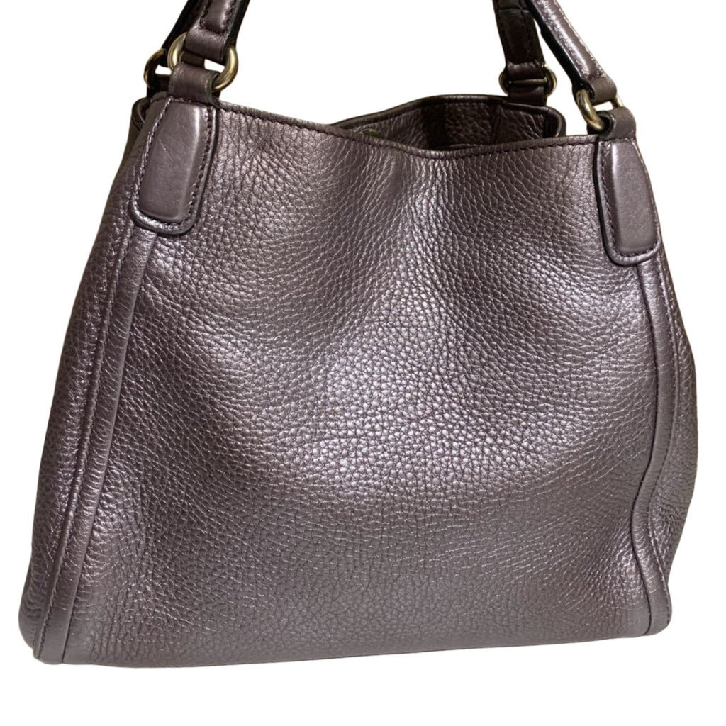 Gucci Soho Purple Leather Handbag