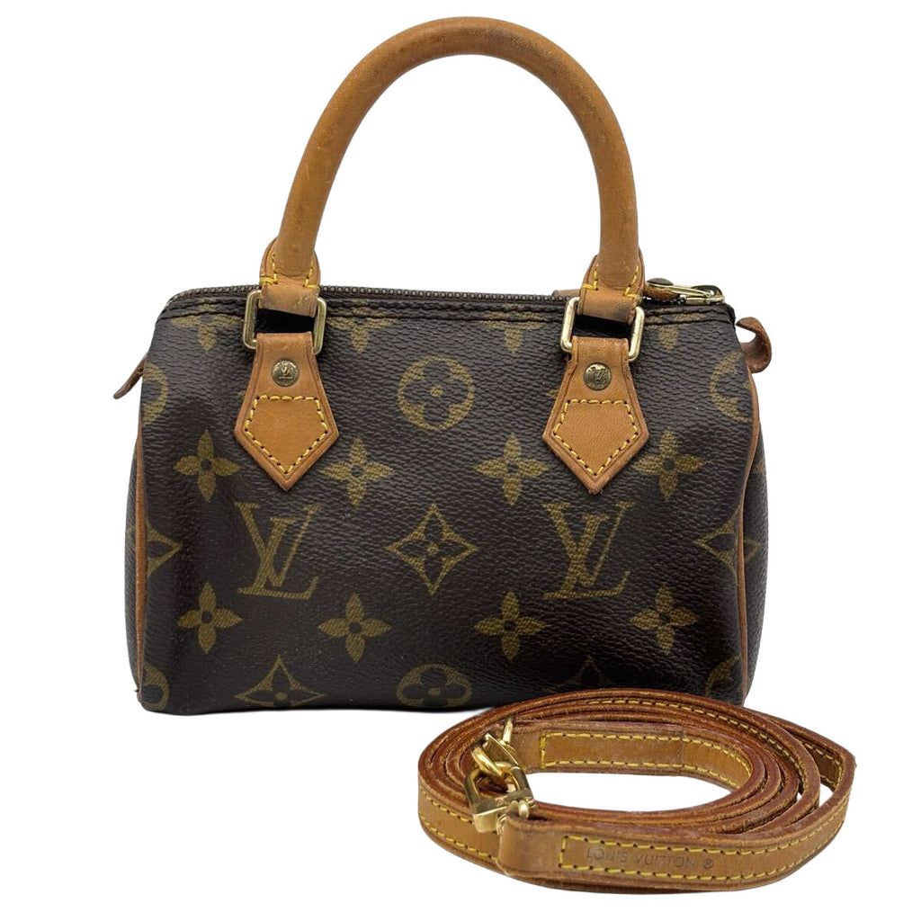 Louis Vuitton Monogram Speedy Nano with detachable strap