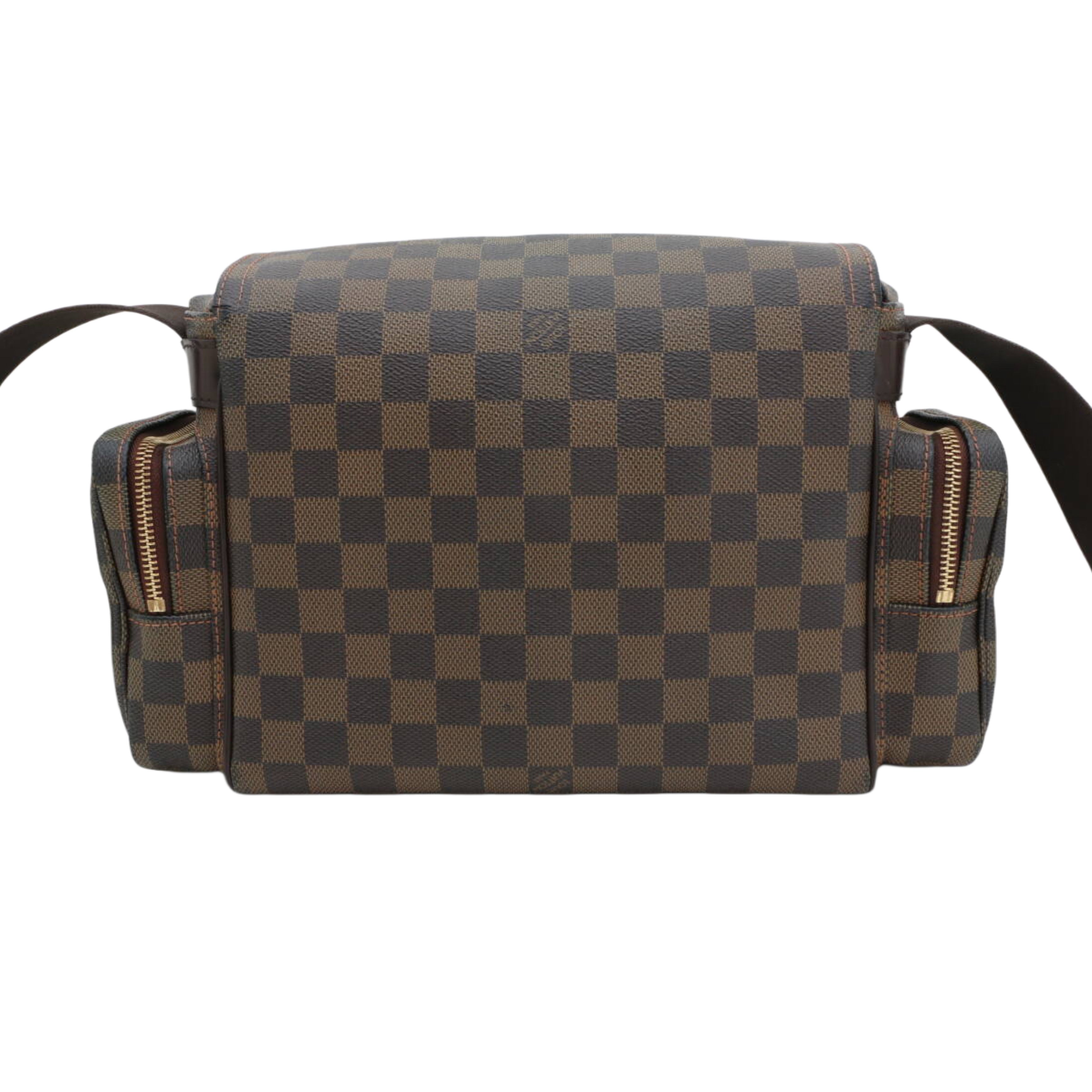 Louis Vuitton Damier Ebene Reporter Melville Crossbody Bag