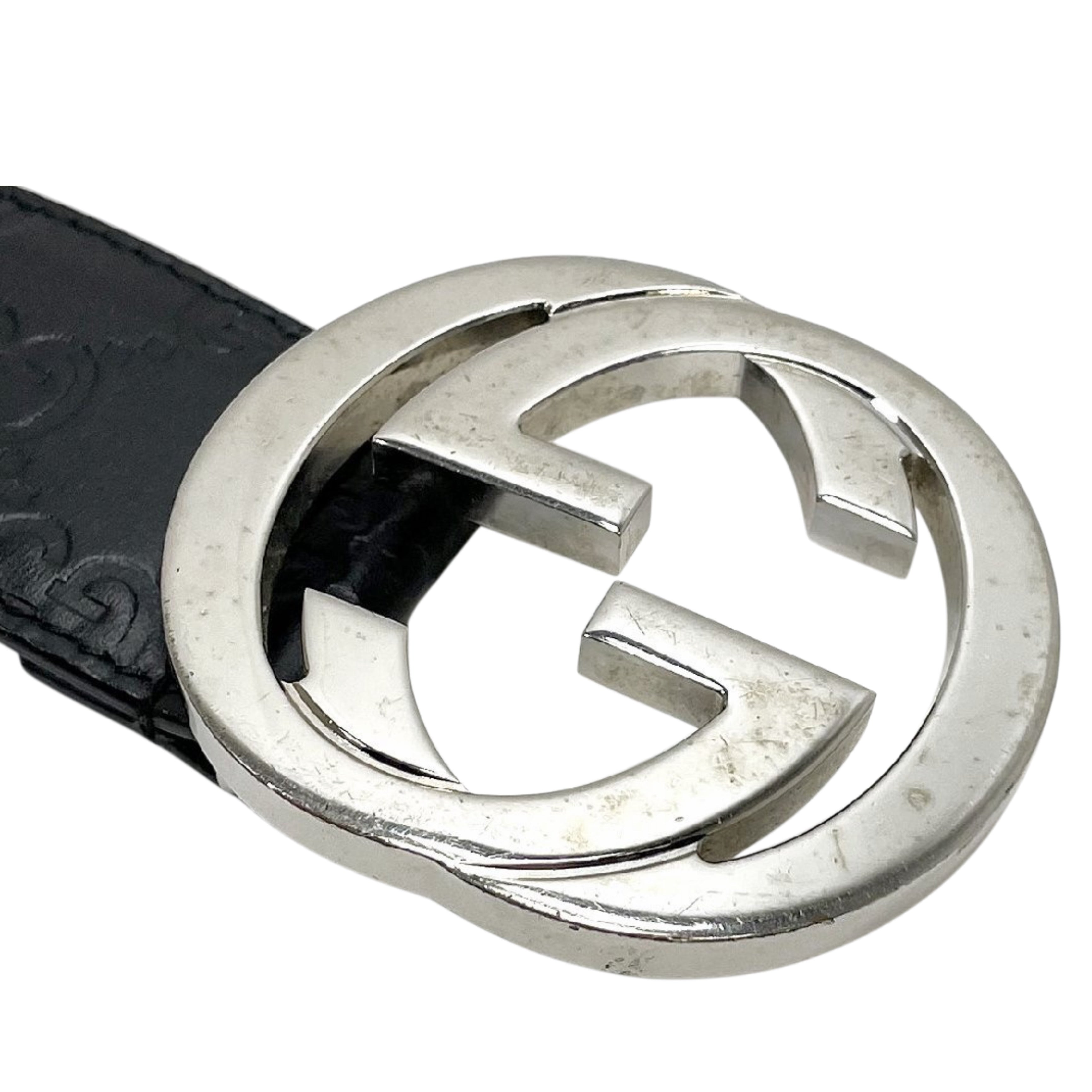GUCCI Interlocking G Buckle Belt Men’s Size 90/36