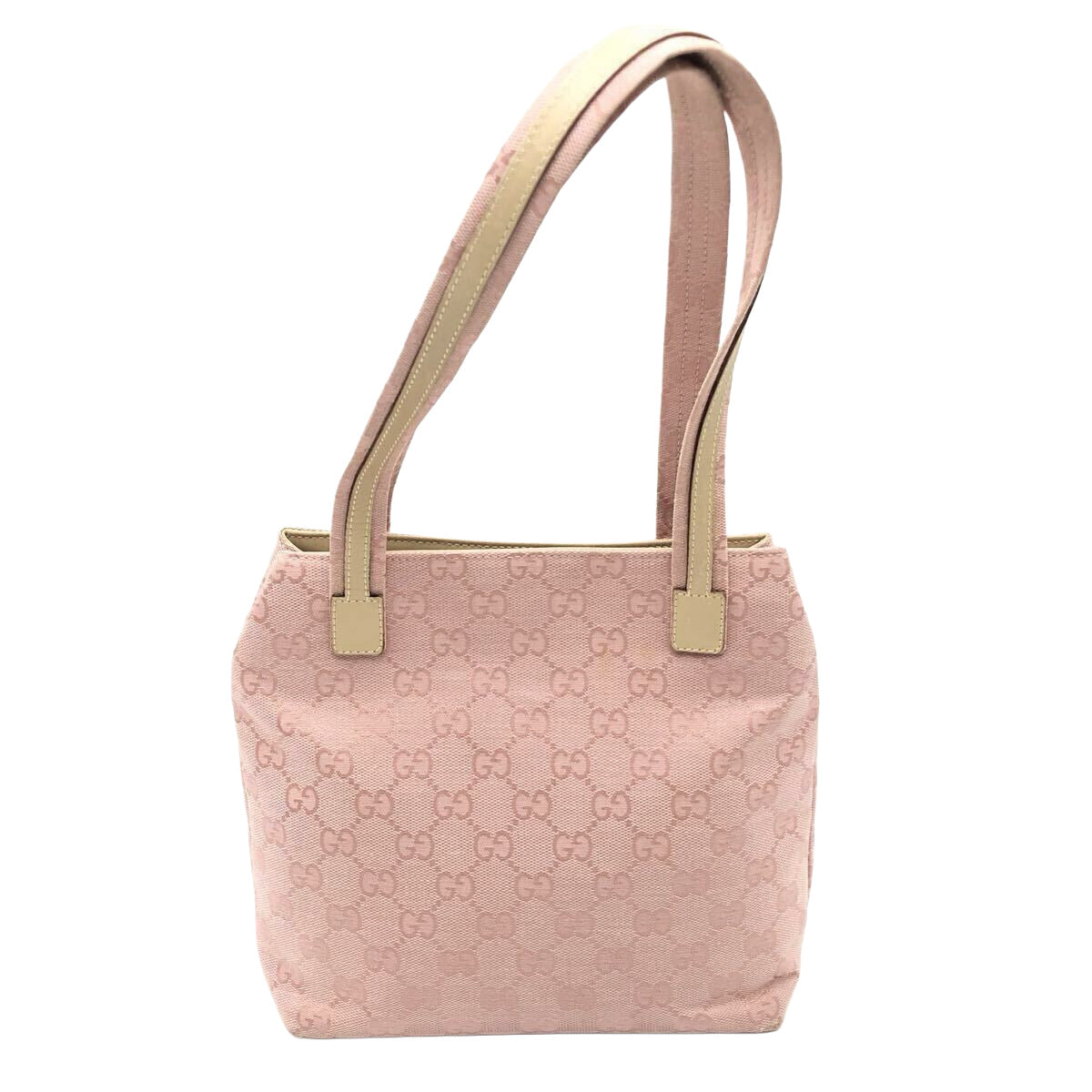 Gucci Pink GG Canvas Tote Bag