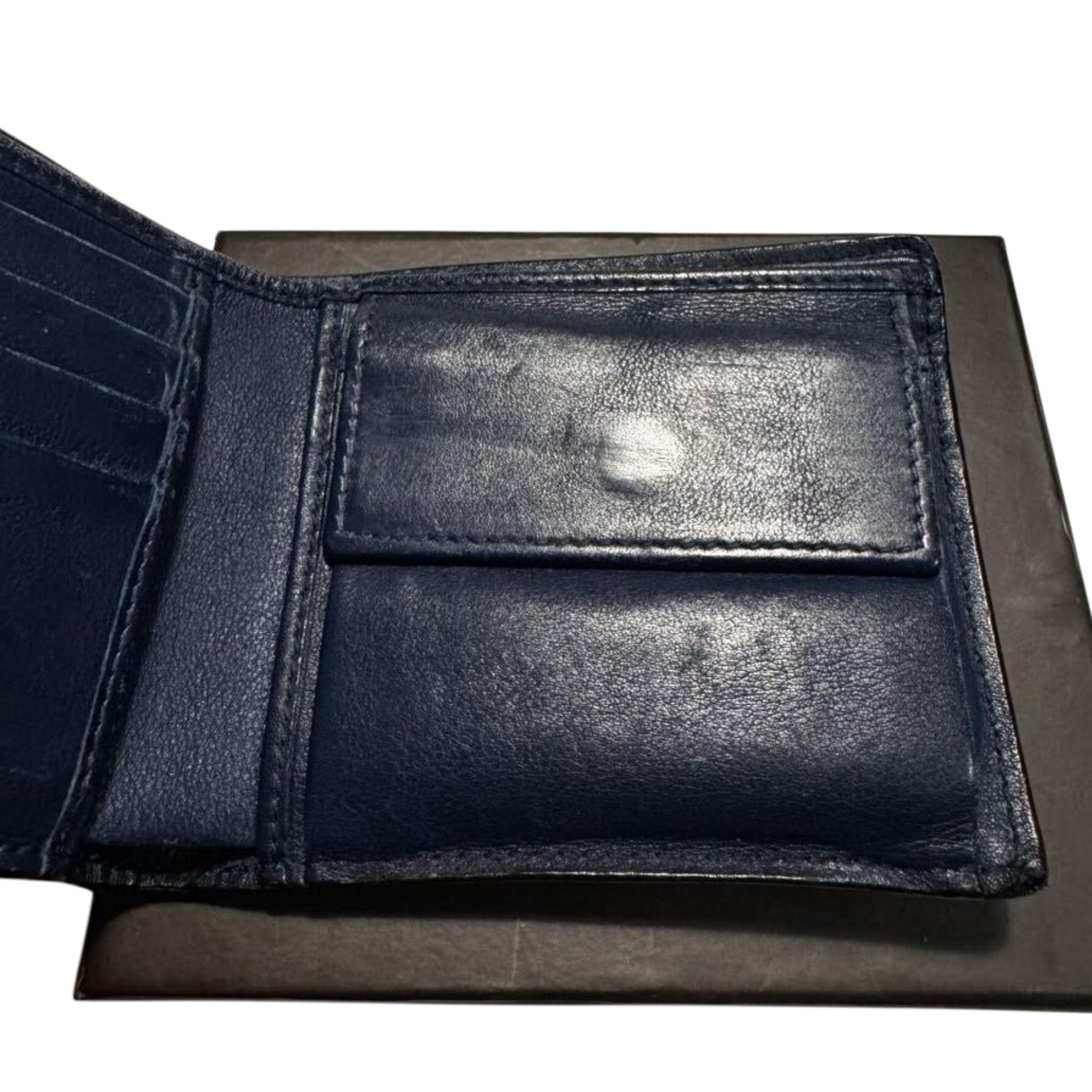 GUCCI Guccissima Men’s Navy Wallet
