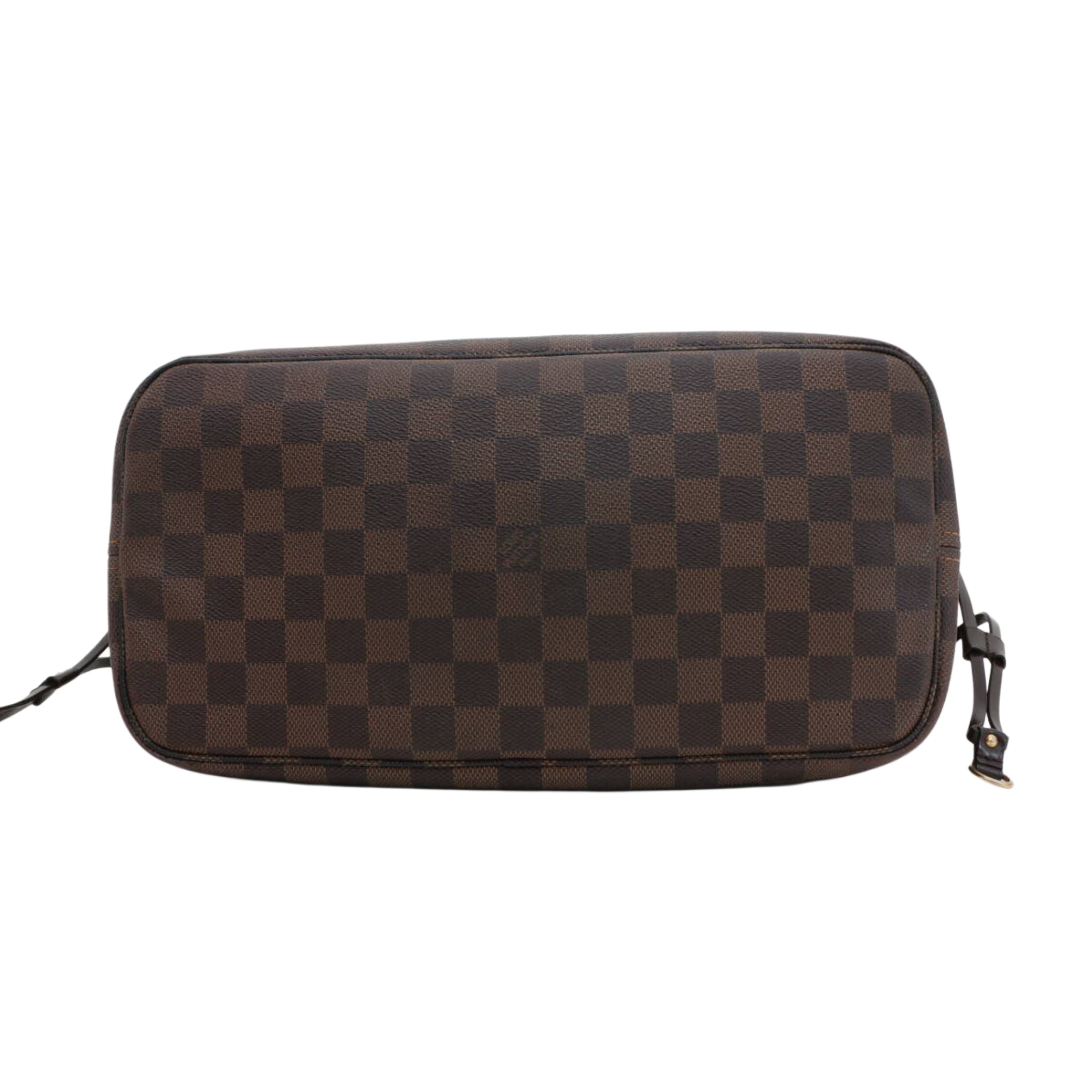Louis Vuitton Damier Ebene Neverfull MM Tote Bag