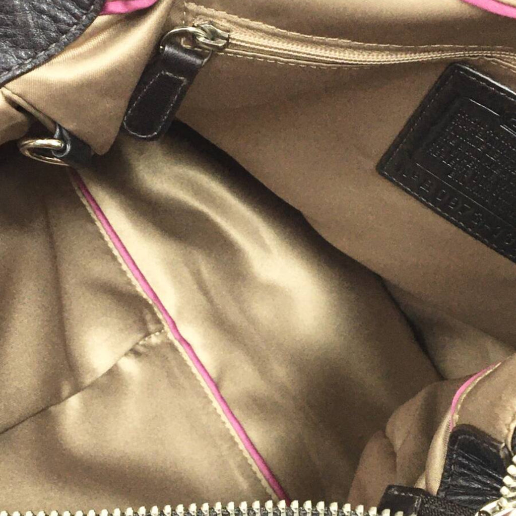 Coach Black Leather 2-Way Shoulder Bag