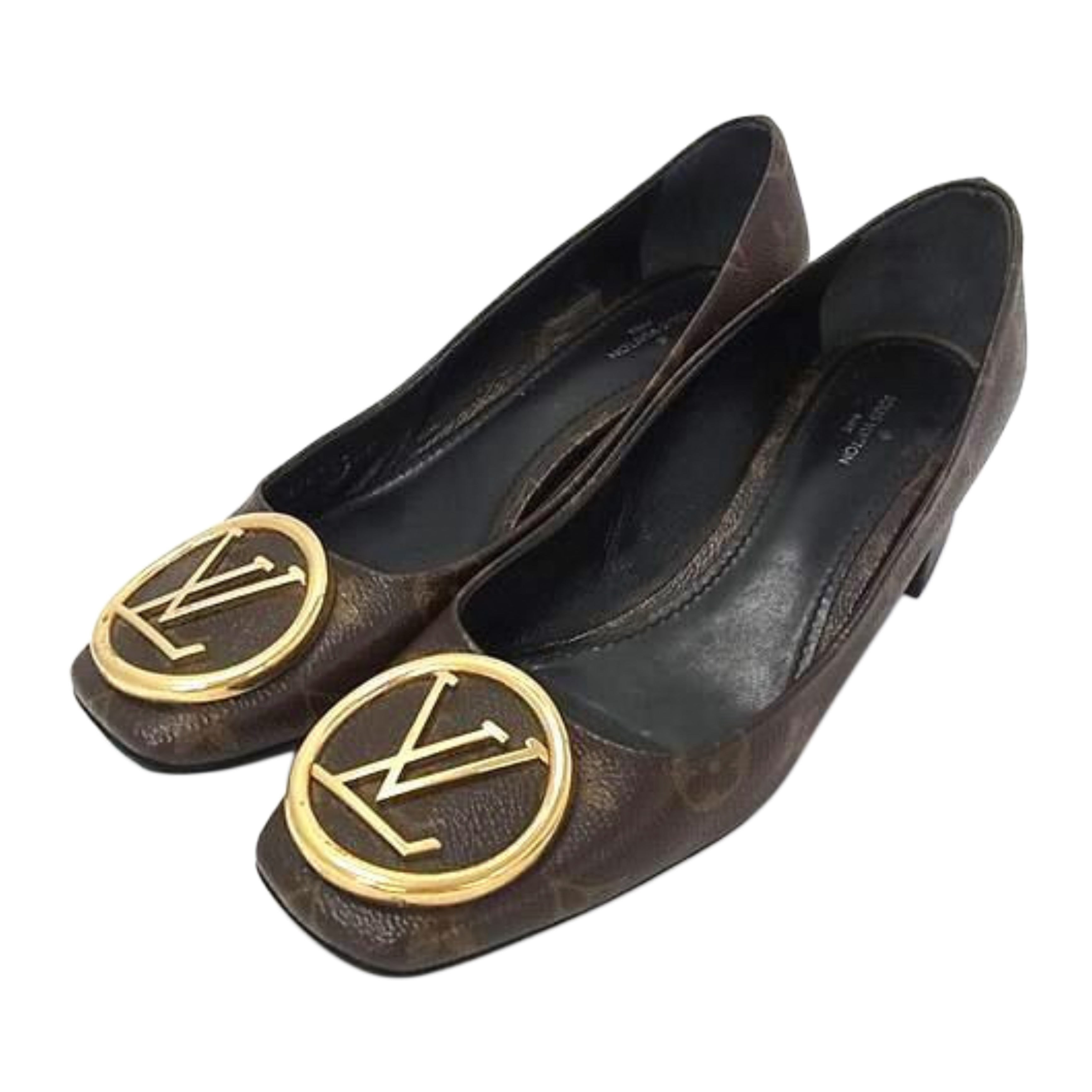Louis Vuitton Monogram Canvas Madeleine Pumps Size 38