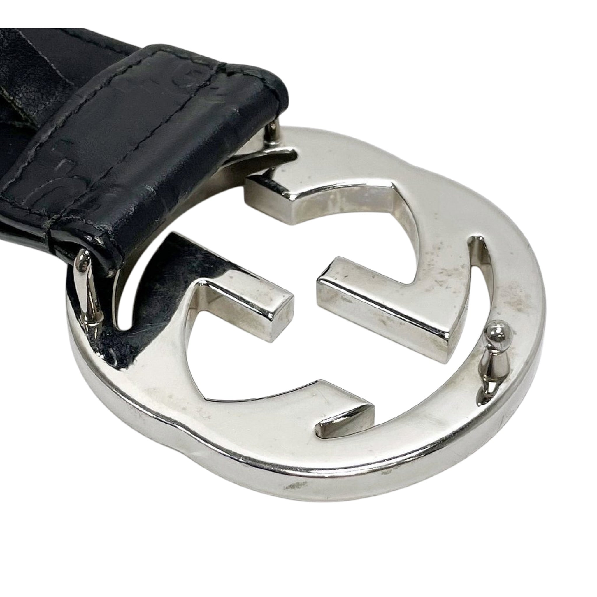 GUCCI Interlocking G Buckle Belt Men’s Size 90/36