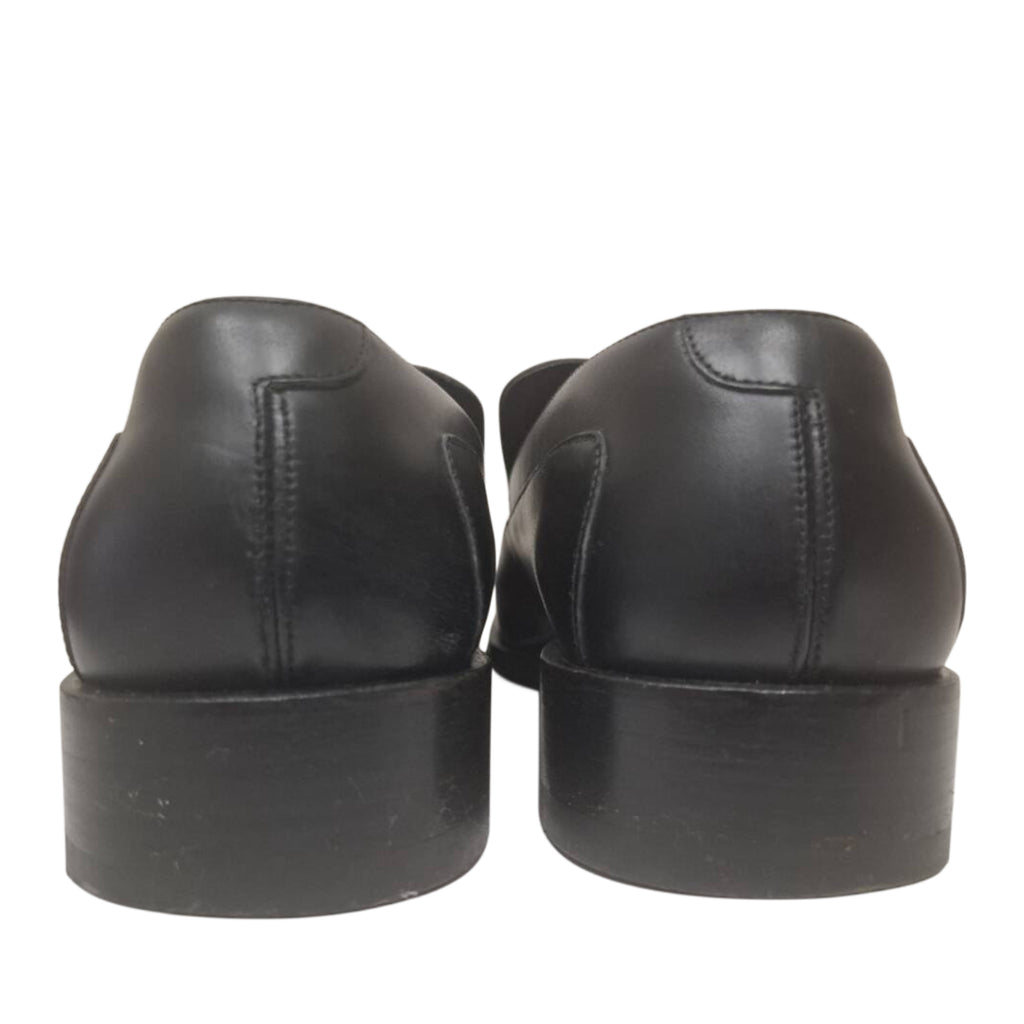 Gucci Mens Leather Shoes Black  42.5E