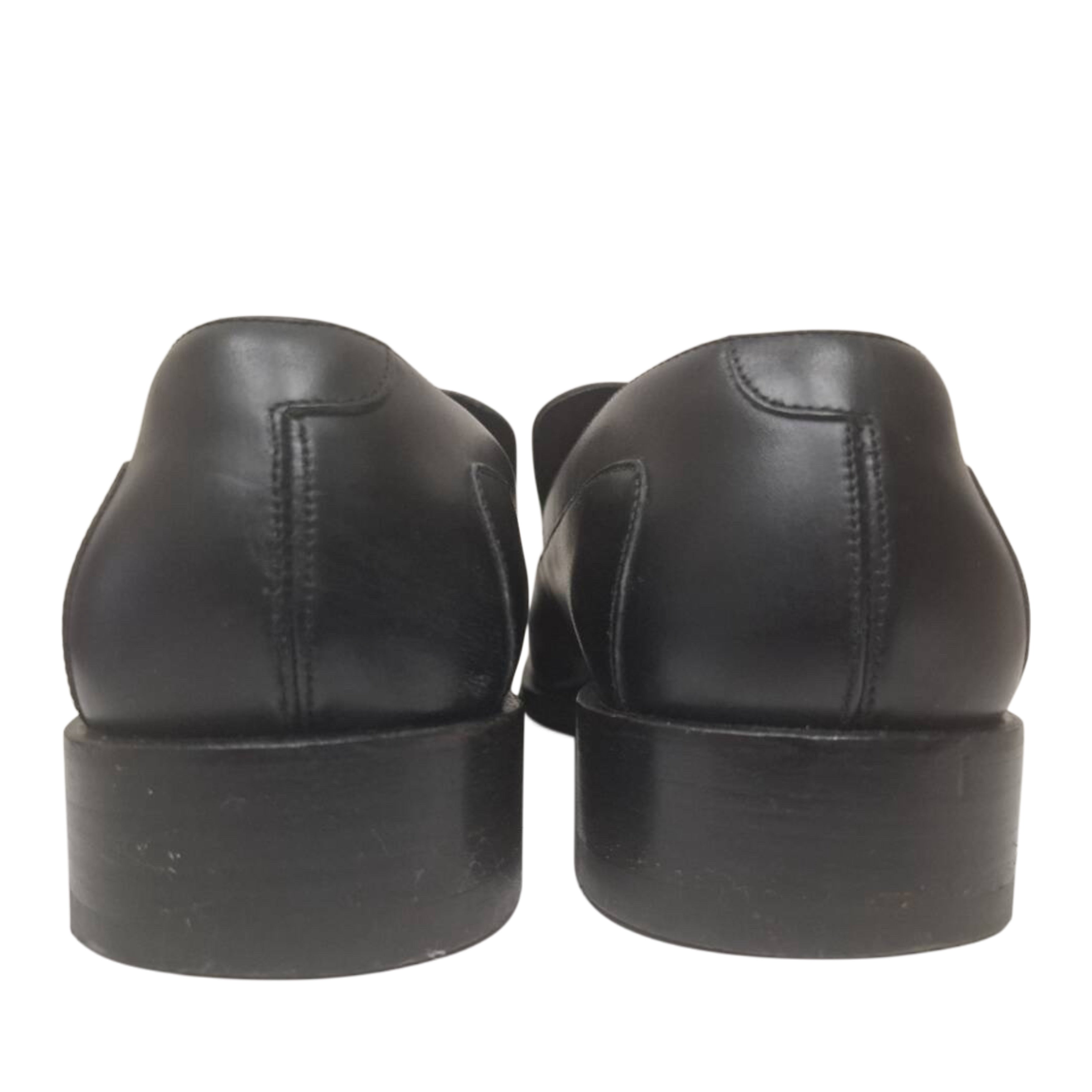 Gucci Mens Leather Shoes Black  42.5E