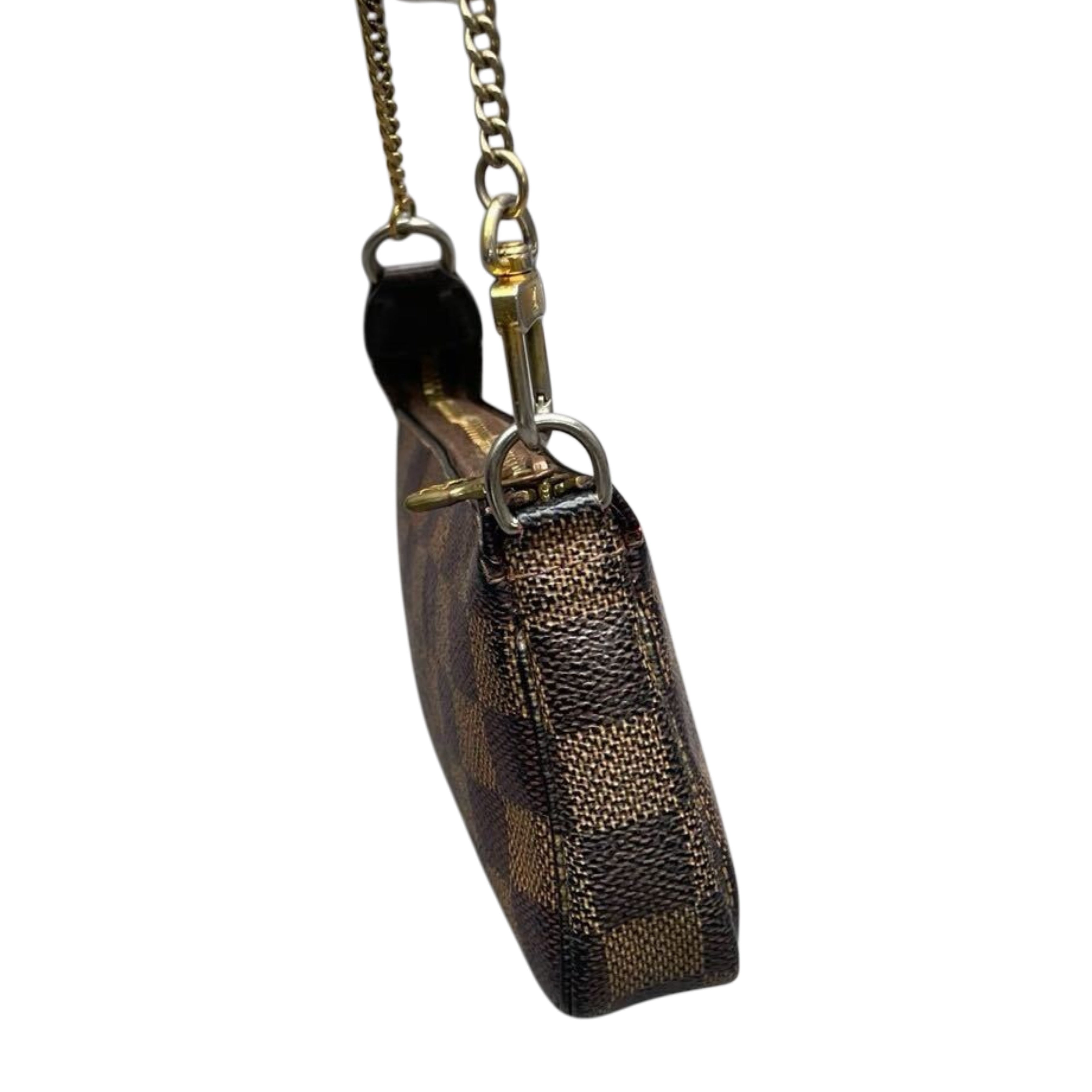 LOUIS VUITTON Damier Ebene Mini Pochette Accesoires