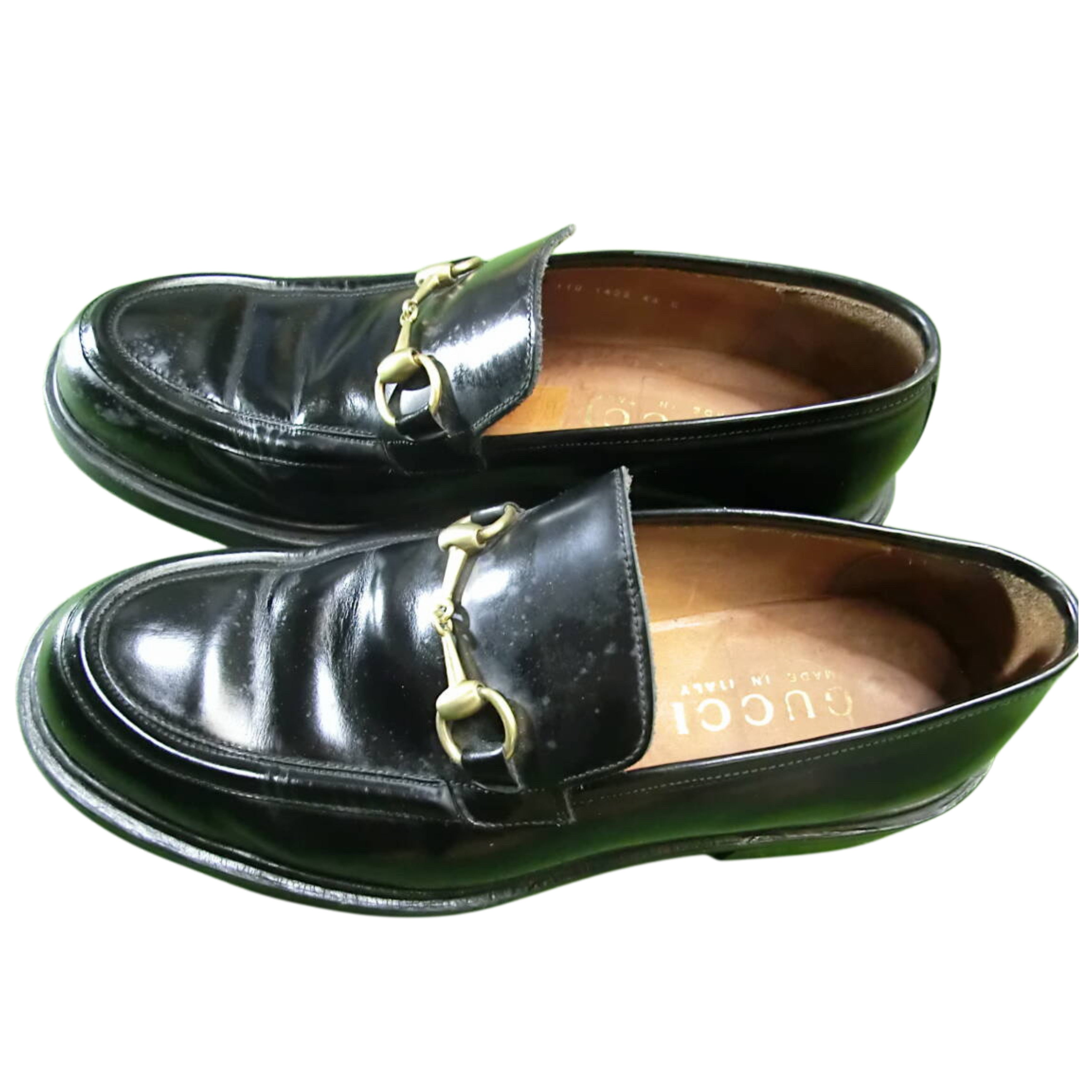 Gucci Men’s Horsebit Loafers Black Size 44