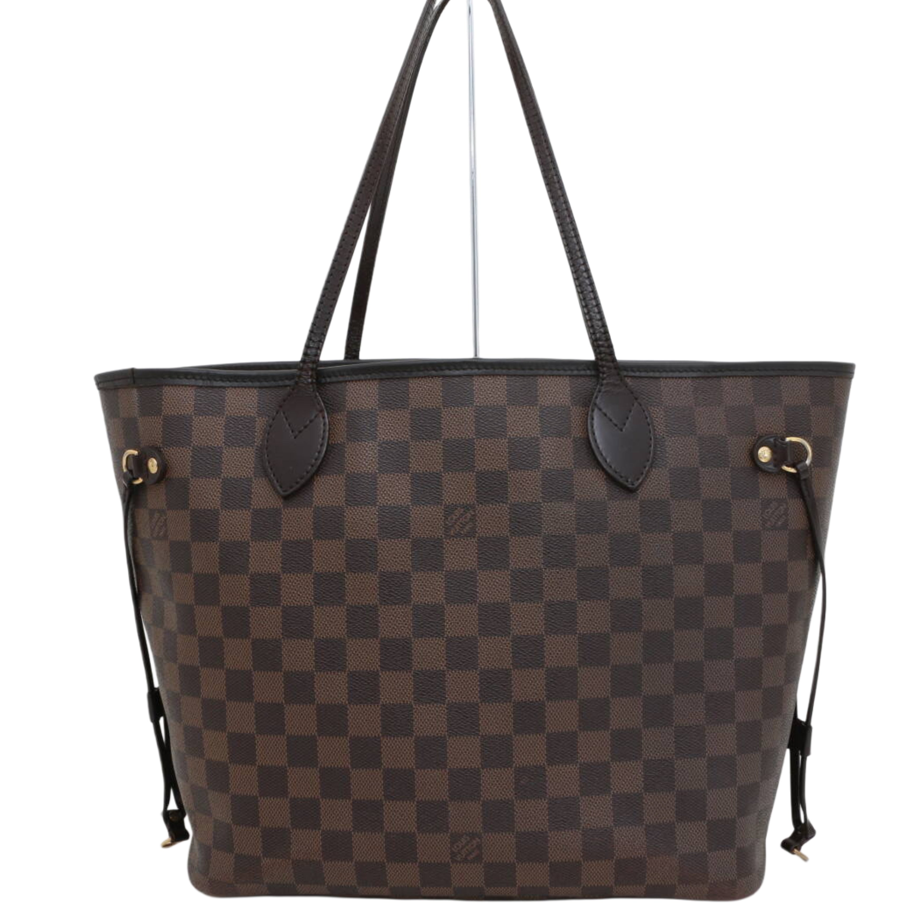 Louis Vuitton Damier Ebene Neverfull MM Tote Bag