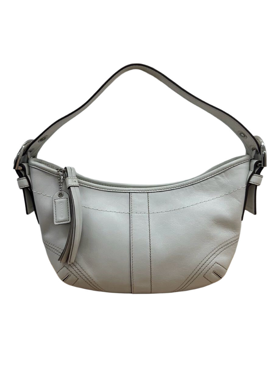 Coach Mini Ivory Leather Hobo Bag