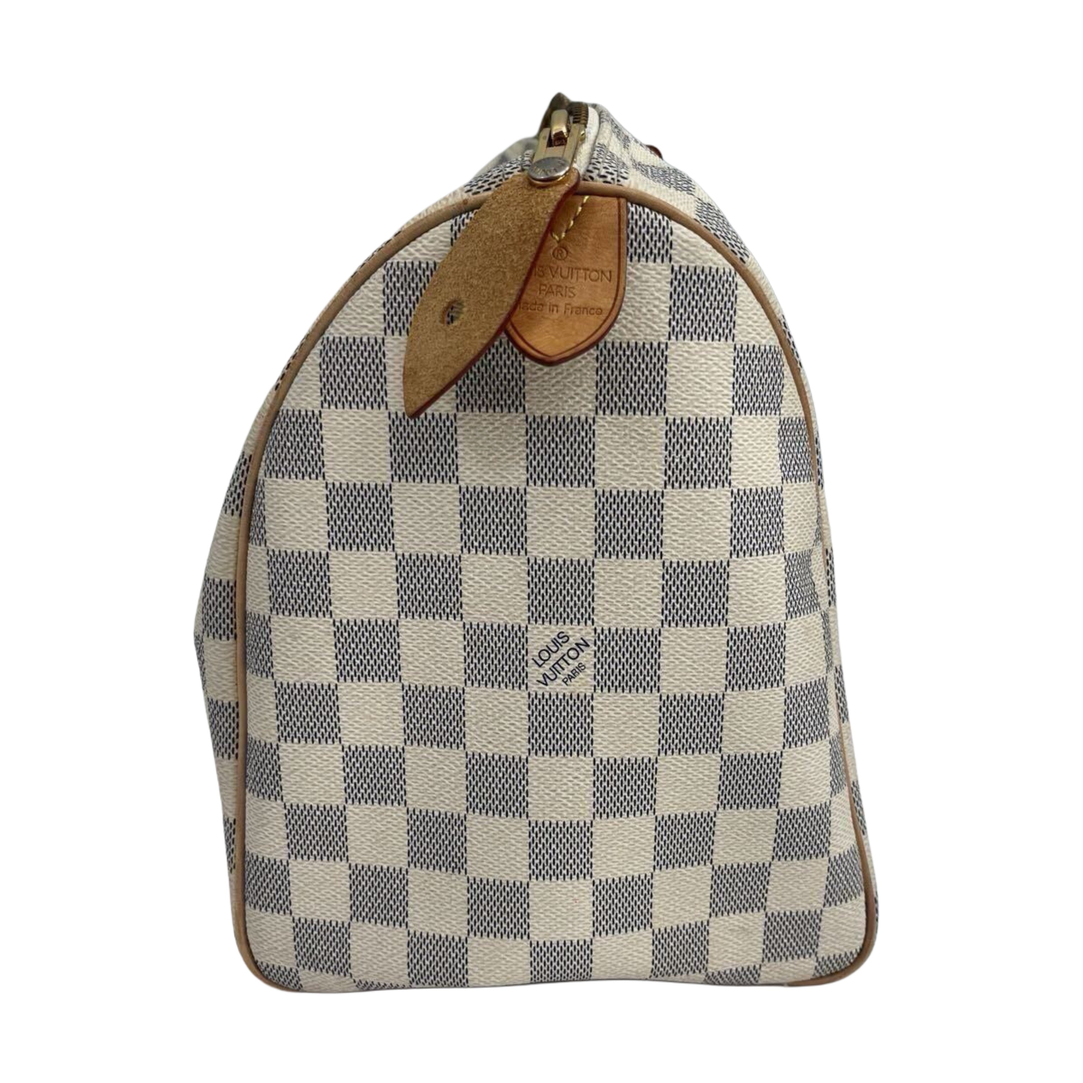 Louis Vuitton Damier Azur Speedy Mini Boston Bag