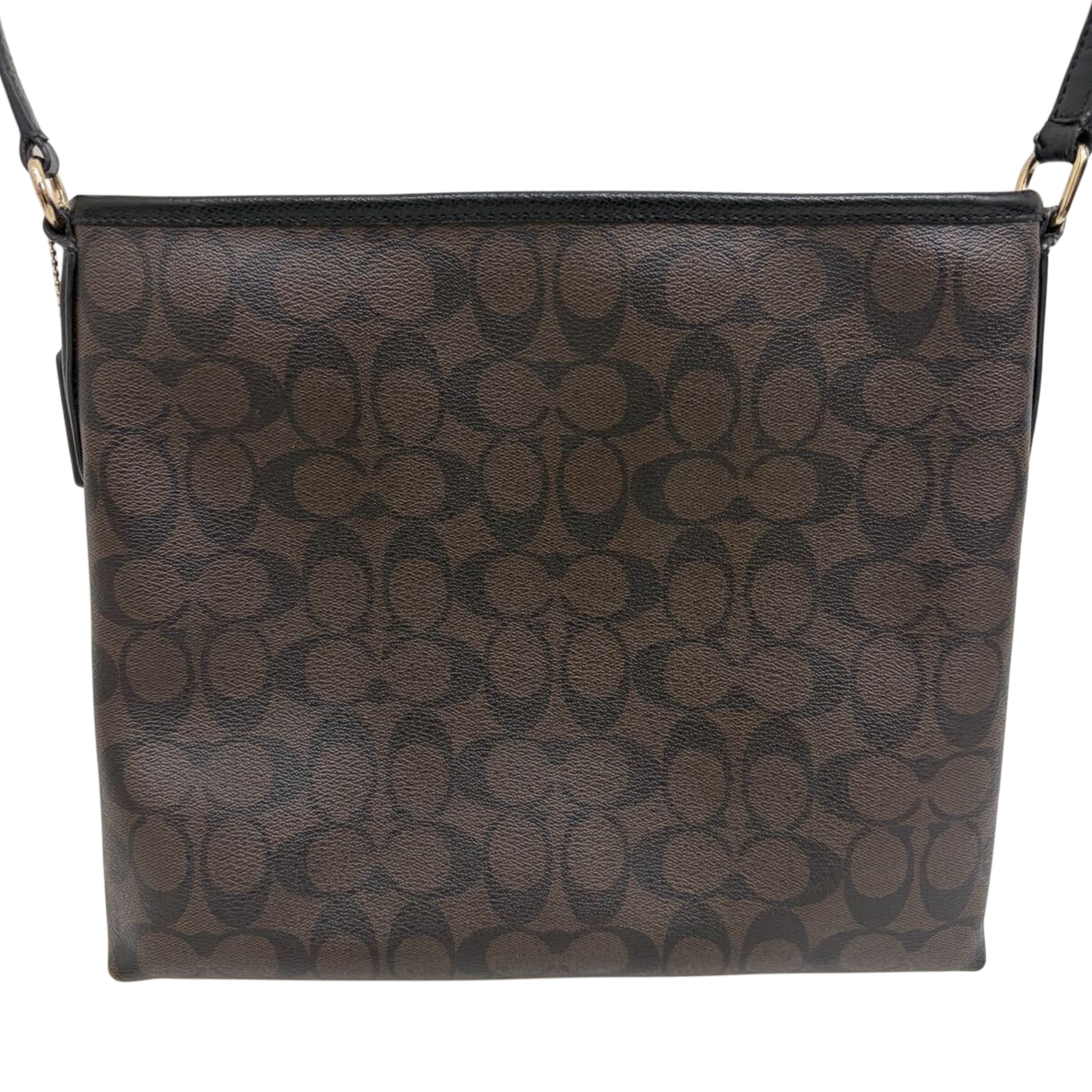 COACH Crossbody PVC Brown Shoulder Bag