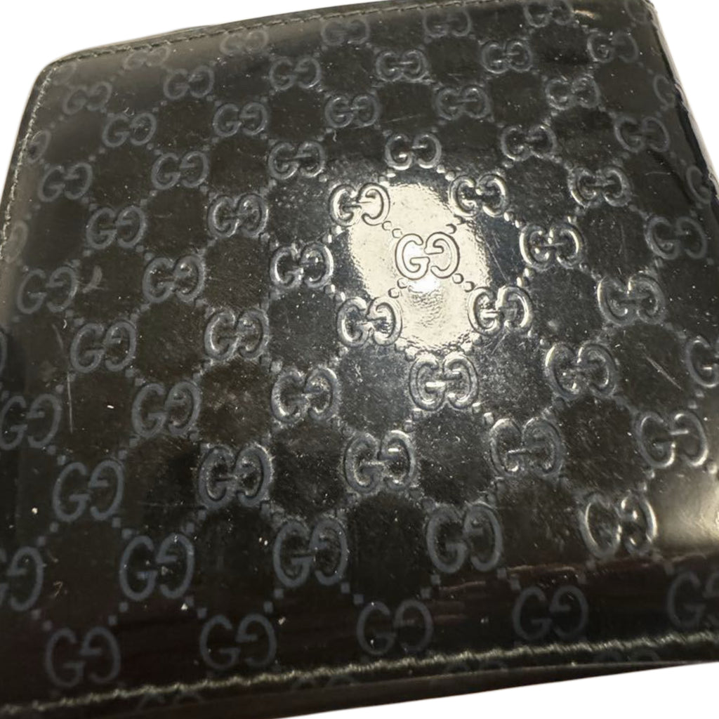 GUCCI Guccissima Men’s Navy Wallet