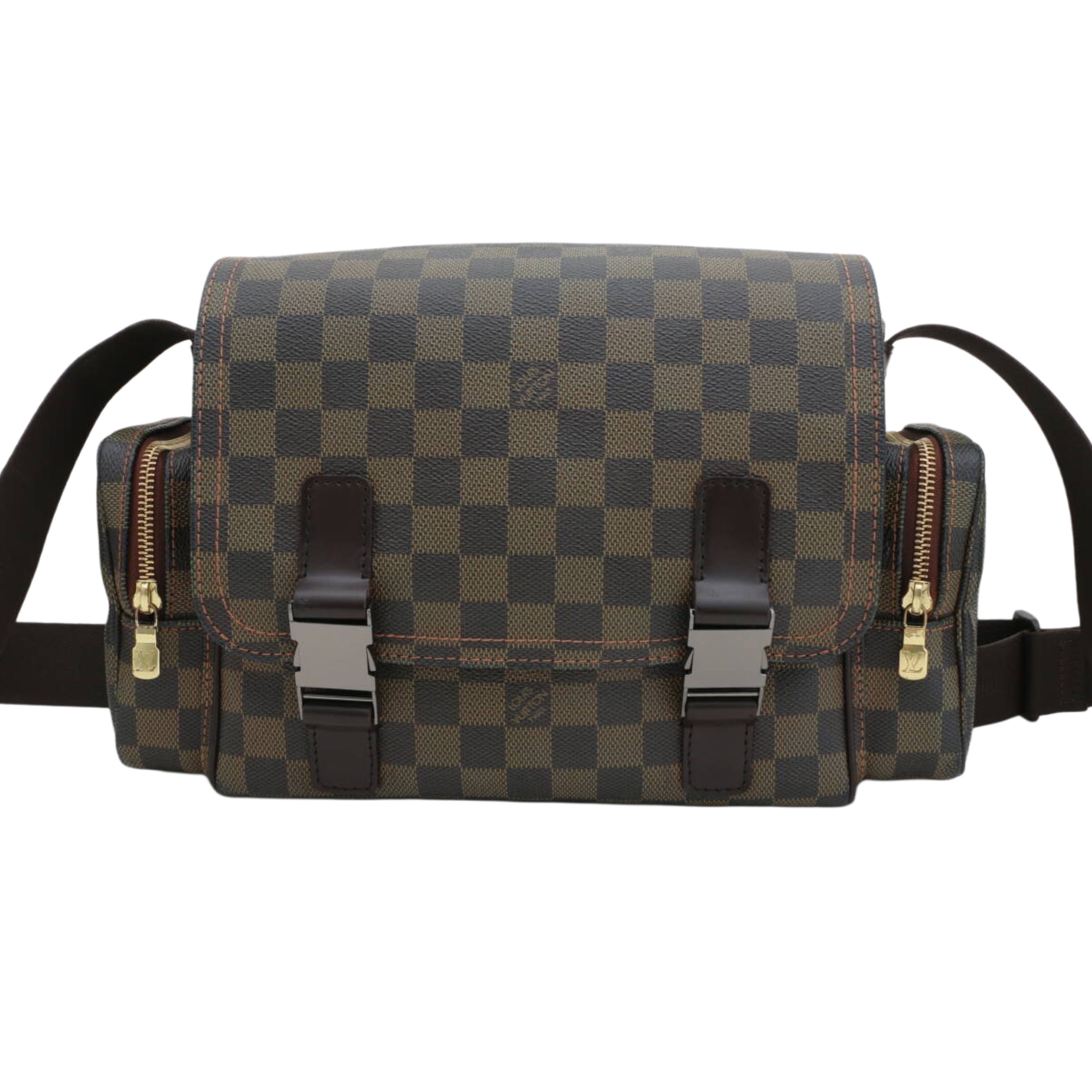 Louis Vuitton Damier Ebene Reporter Melville Crossbody Bag