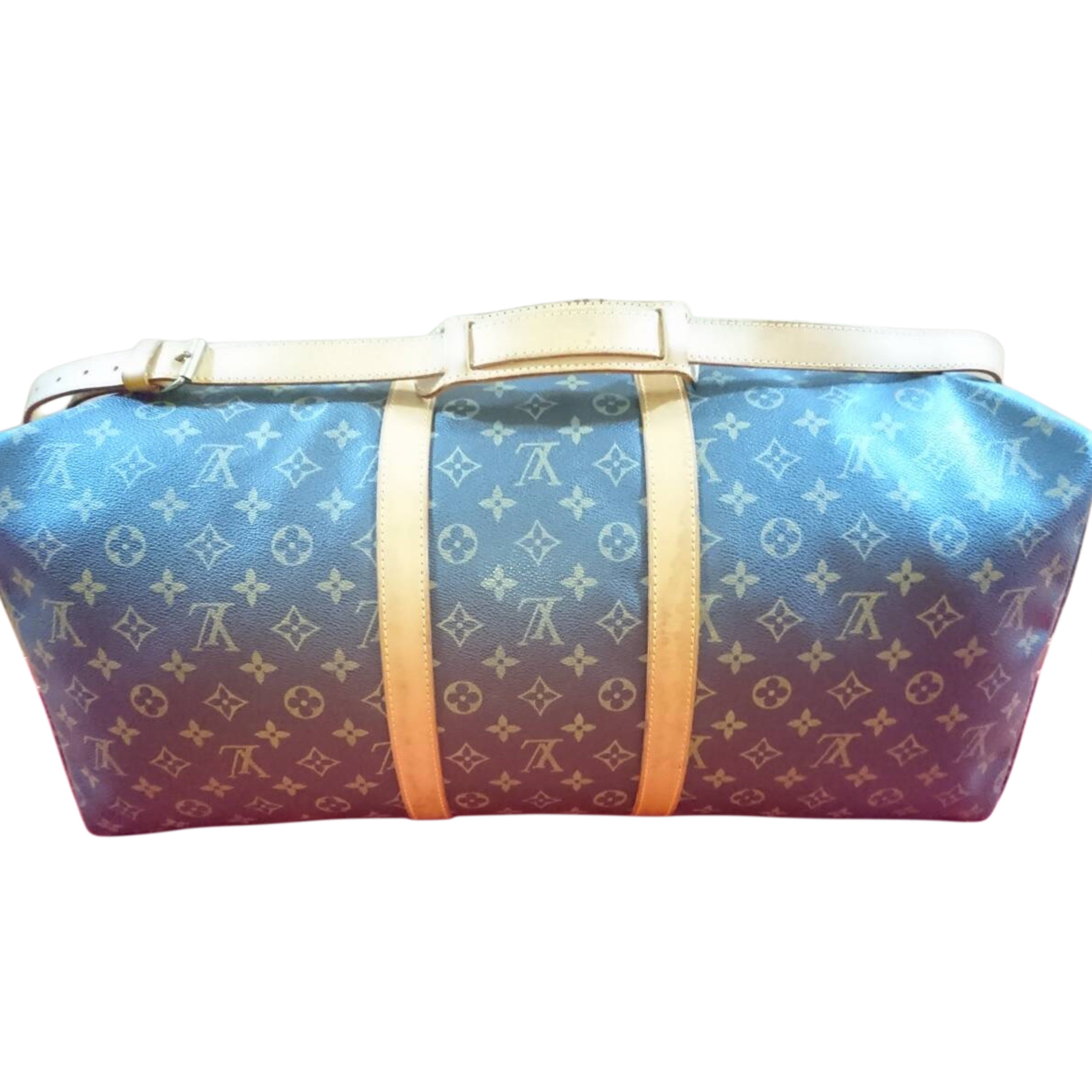 LOUIS VUITTON Monogram Keepall Bandouliere 55