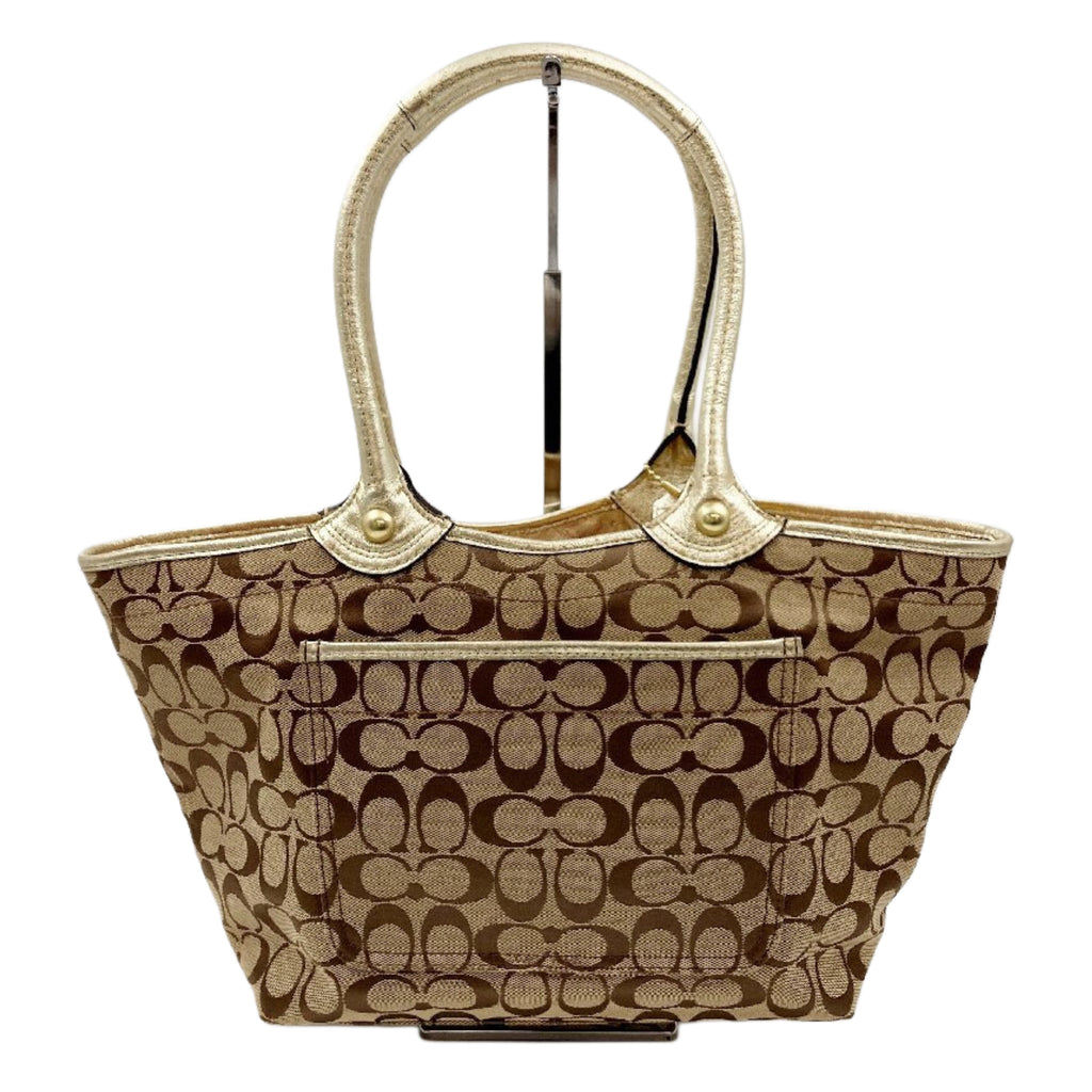 Coach Bleecker Floral Signature Applique Shoulder Bag