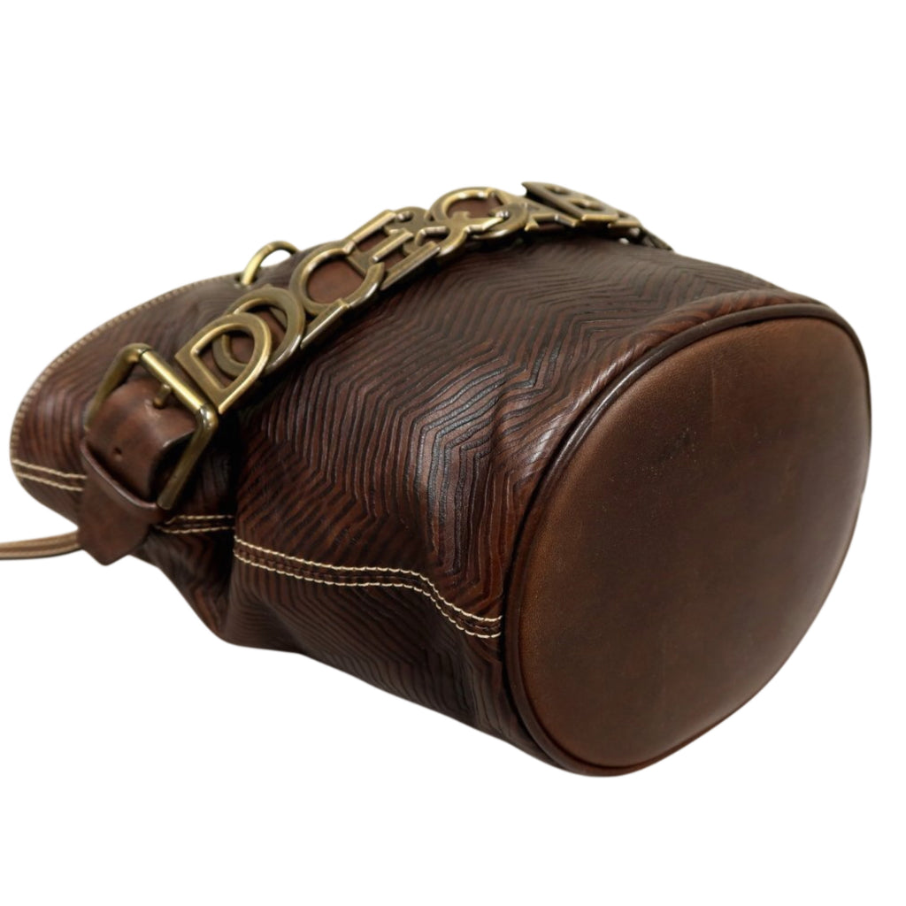 DOLCE & GABBANA Leather Belted Handbag