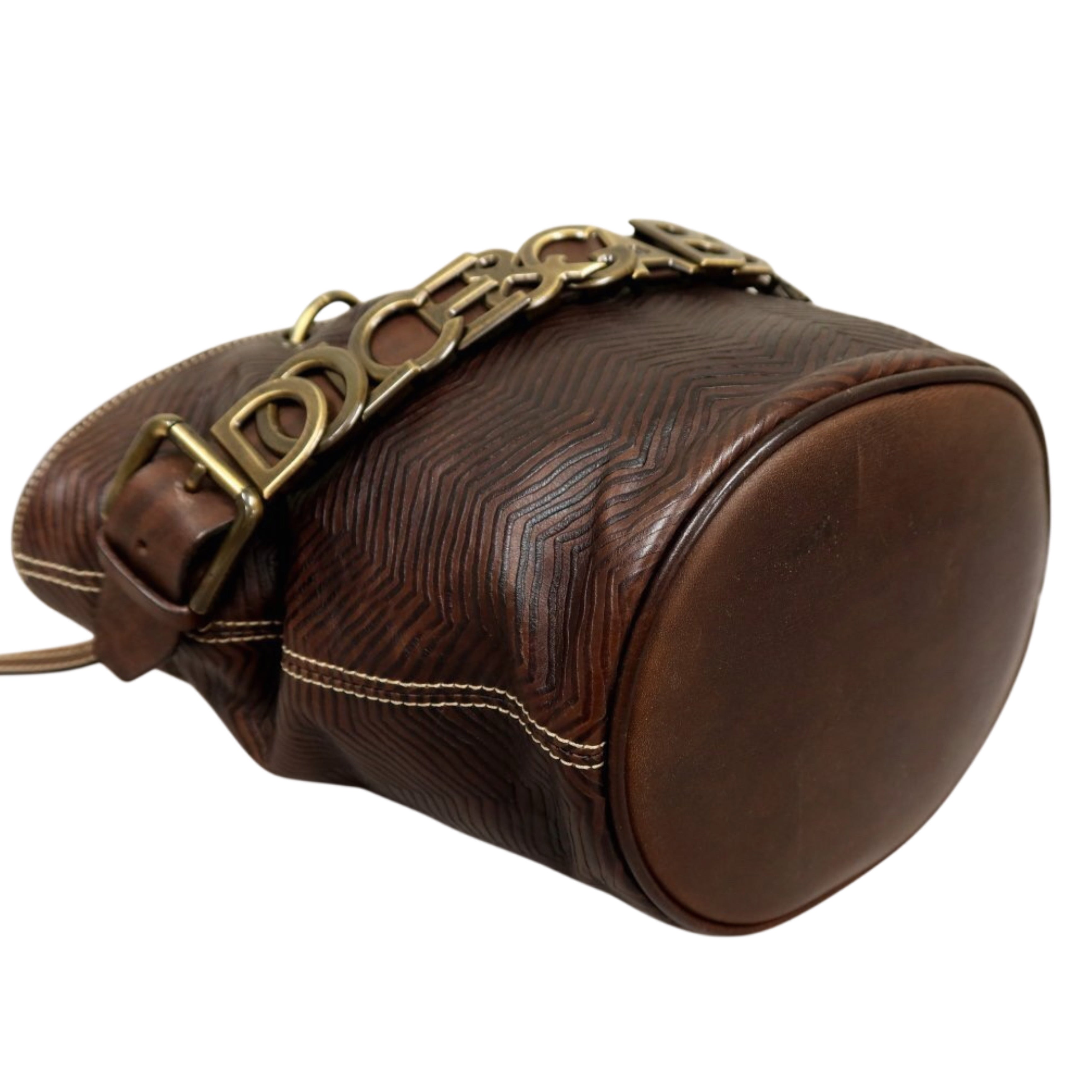 DOLCE & GABBANA Leather Belted Handbag