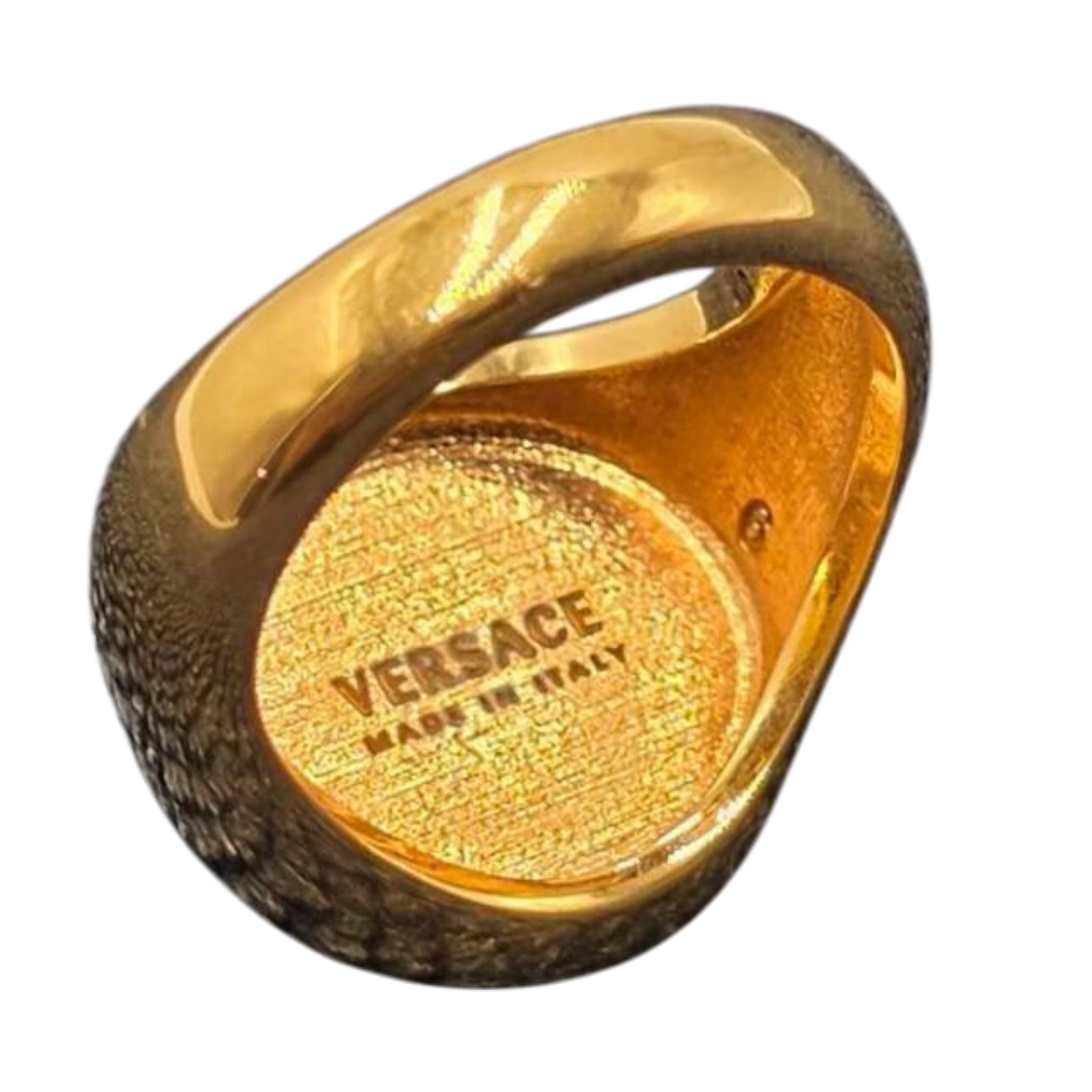 VERSACE Medusa Men’s Ring Gold/Black
