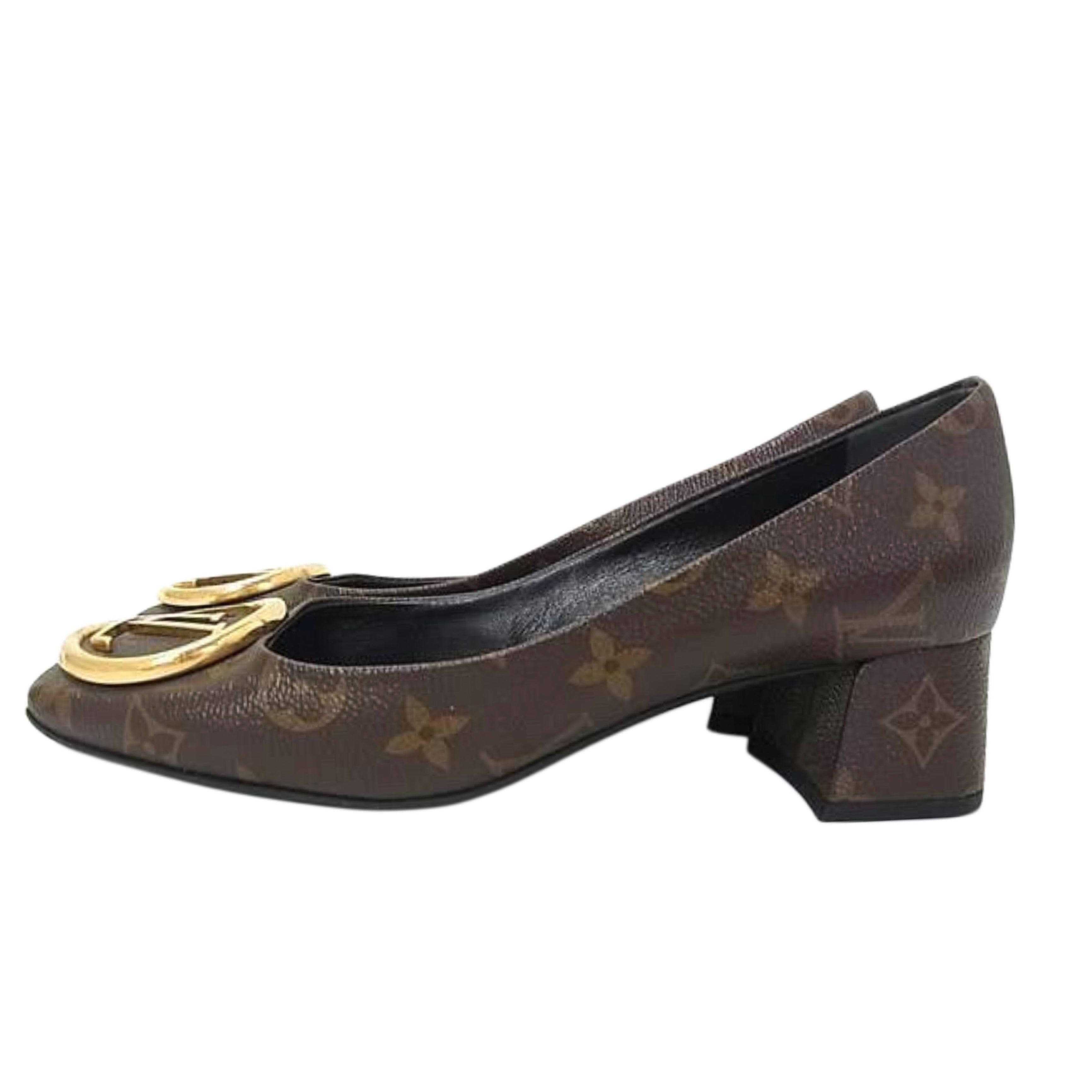 Louis Vuitton Monogram Canvas Madeleine Pumps Size 38