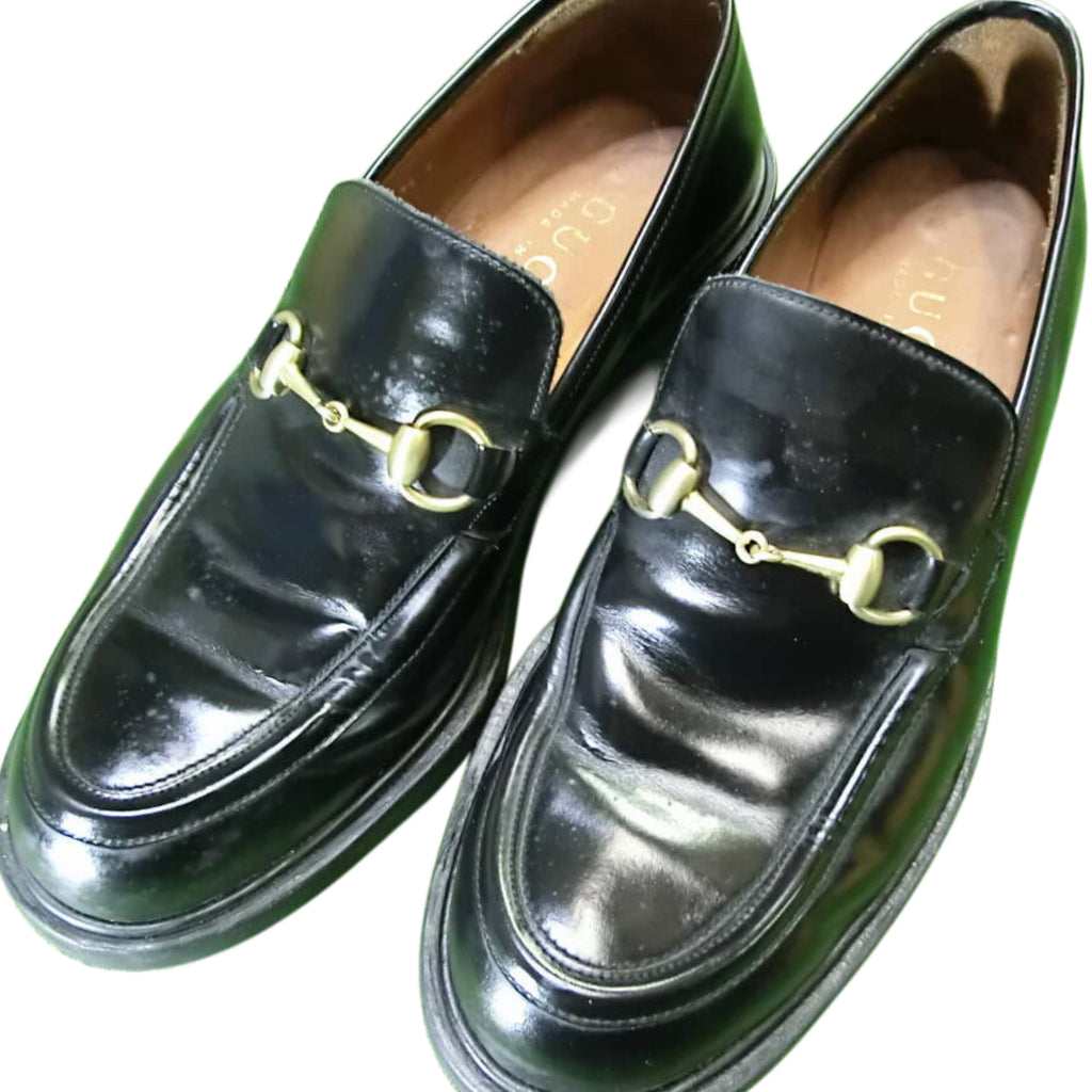 Gucci Men’s Horsebit Loafers Black Size 44