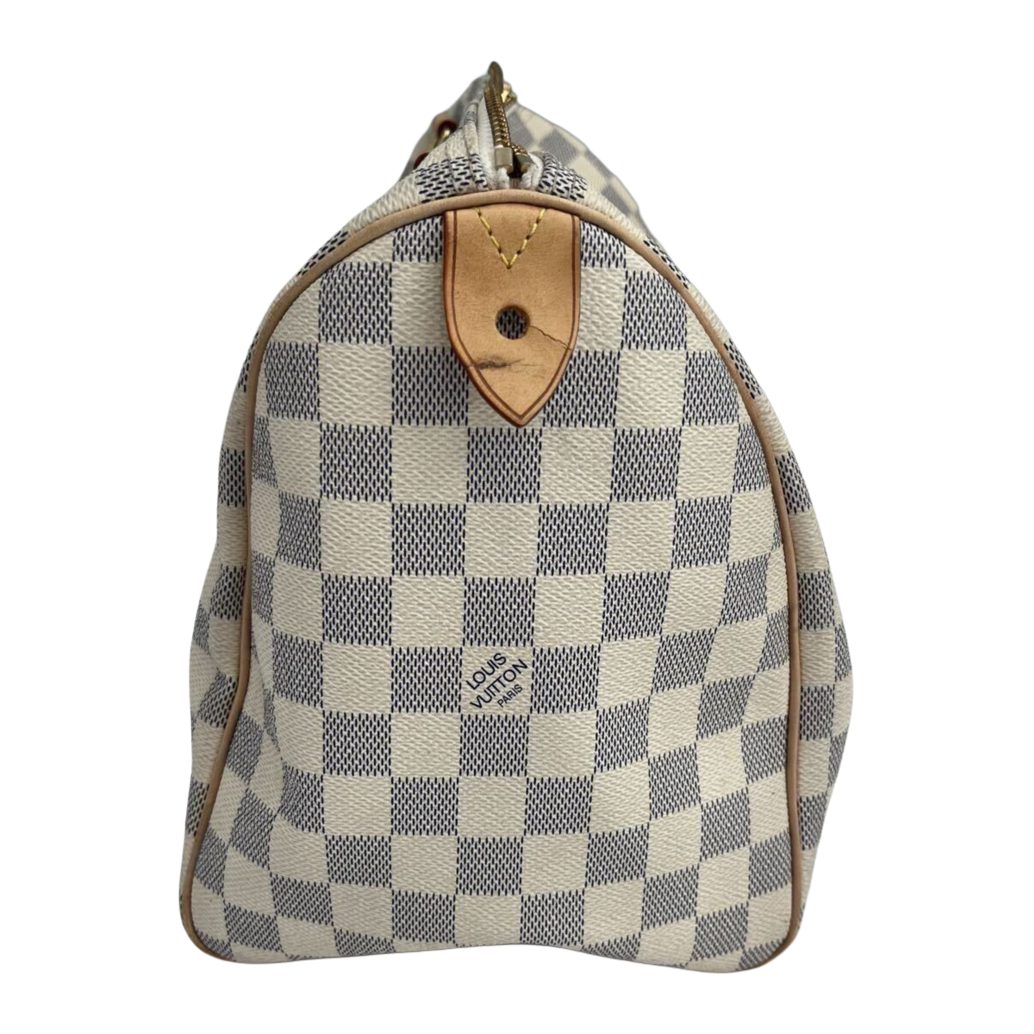 Louis Vuitton Damier Azur Speedy Mini Boston Bag