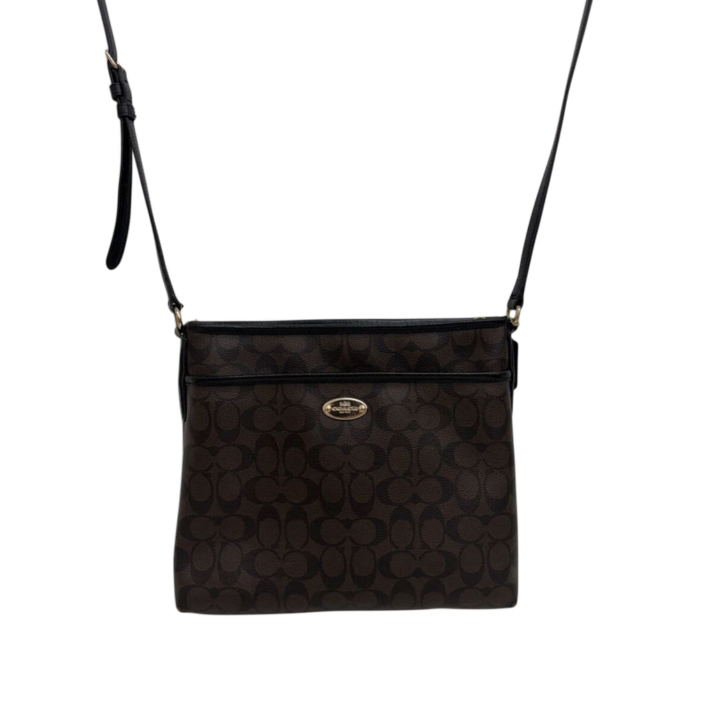 COACH Crossbody PVC Brown Shoulder Bag