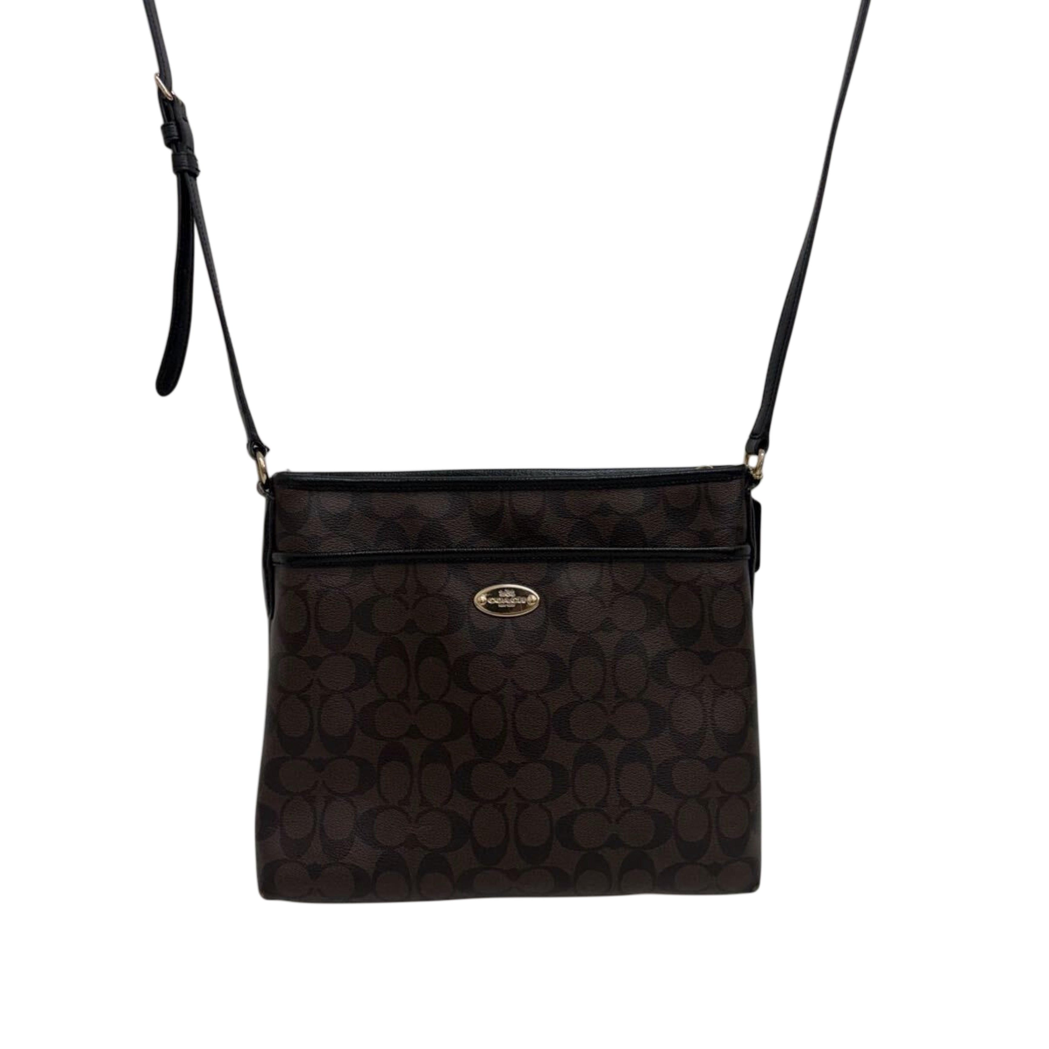 COACH Crossbody PVC Brown Shoulder Bag