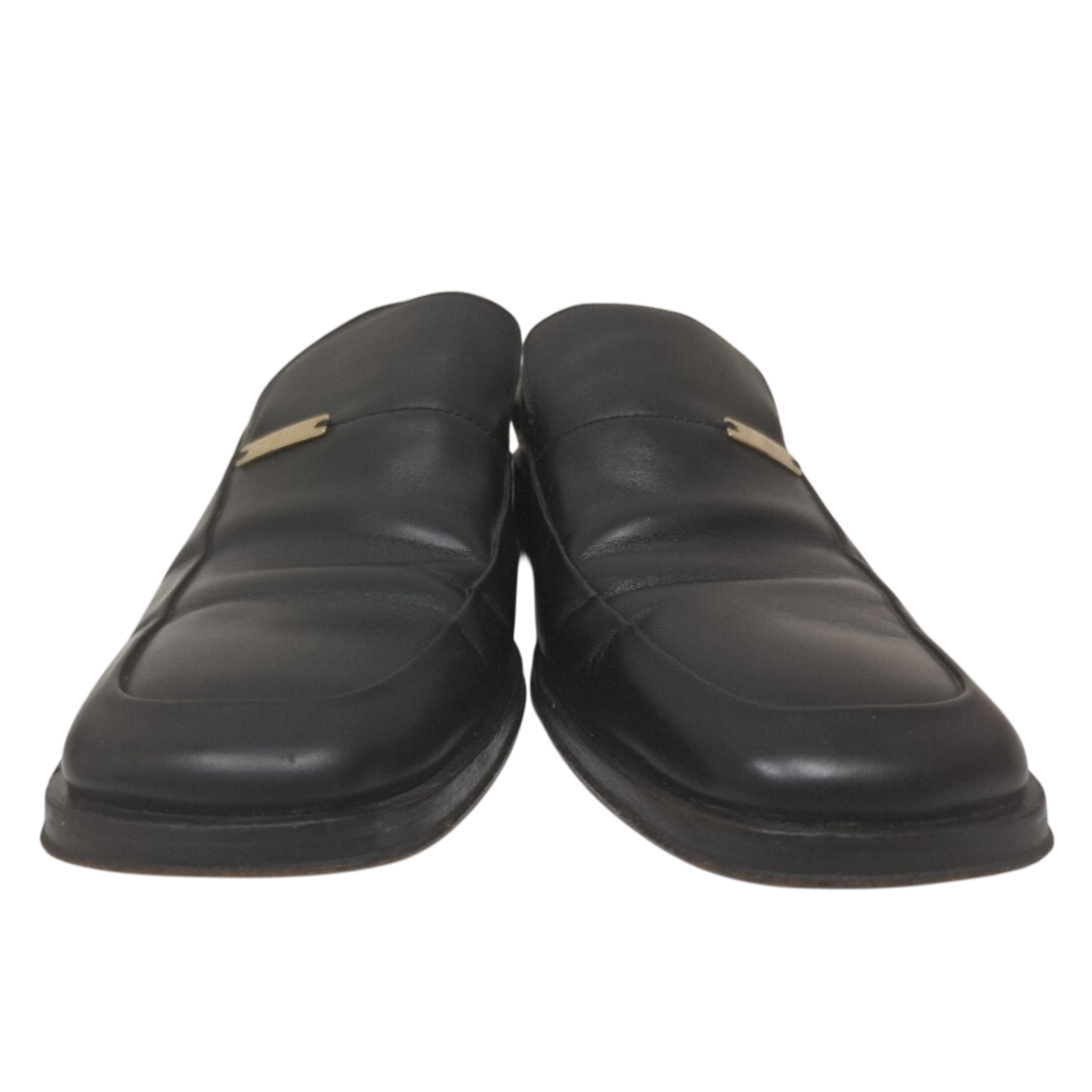 Gucci Mens Leather Shoes Black  42.5E