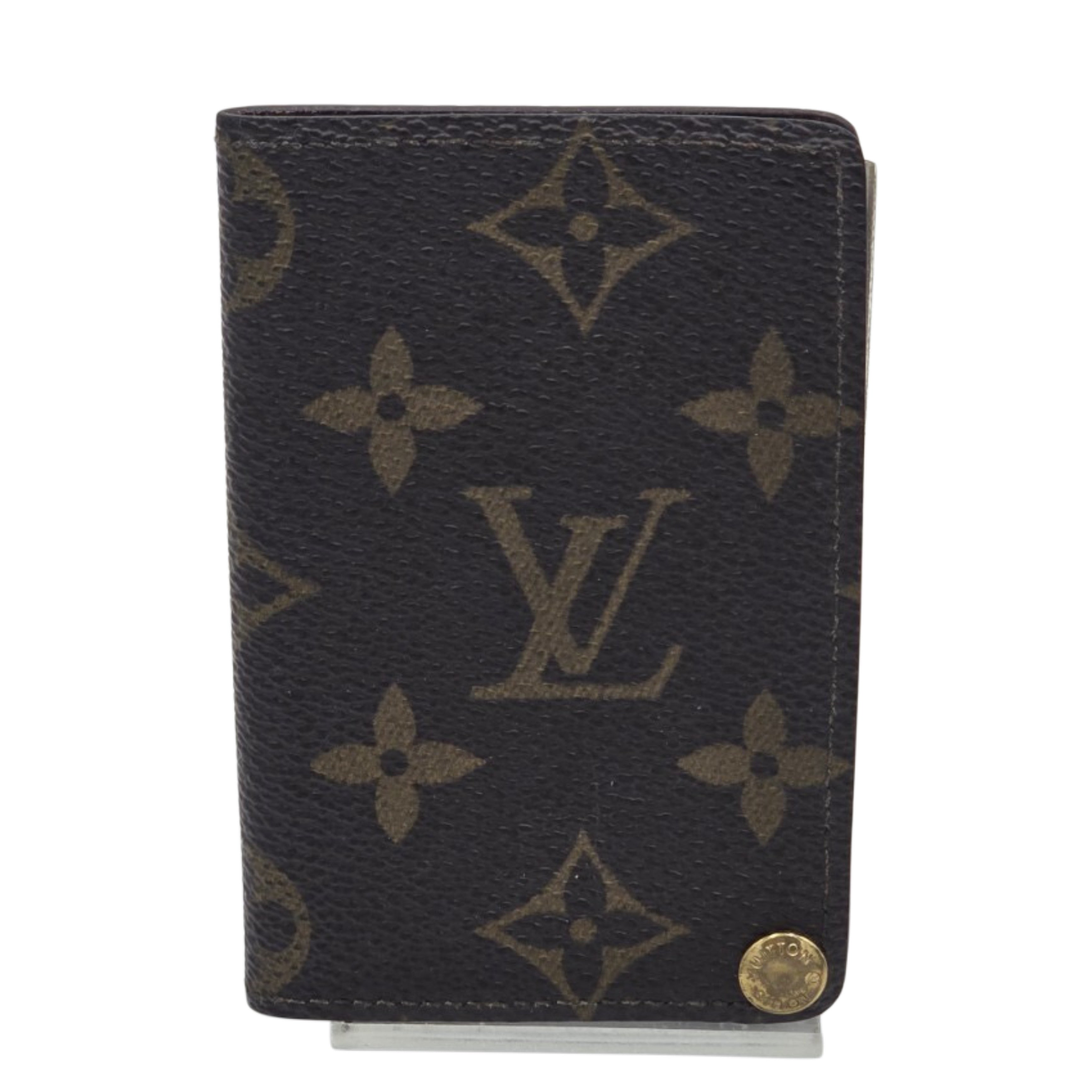 Louis Vuitton Monogram Porte Cartes Pression Card Case