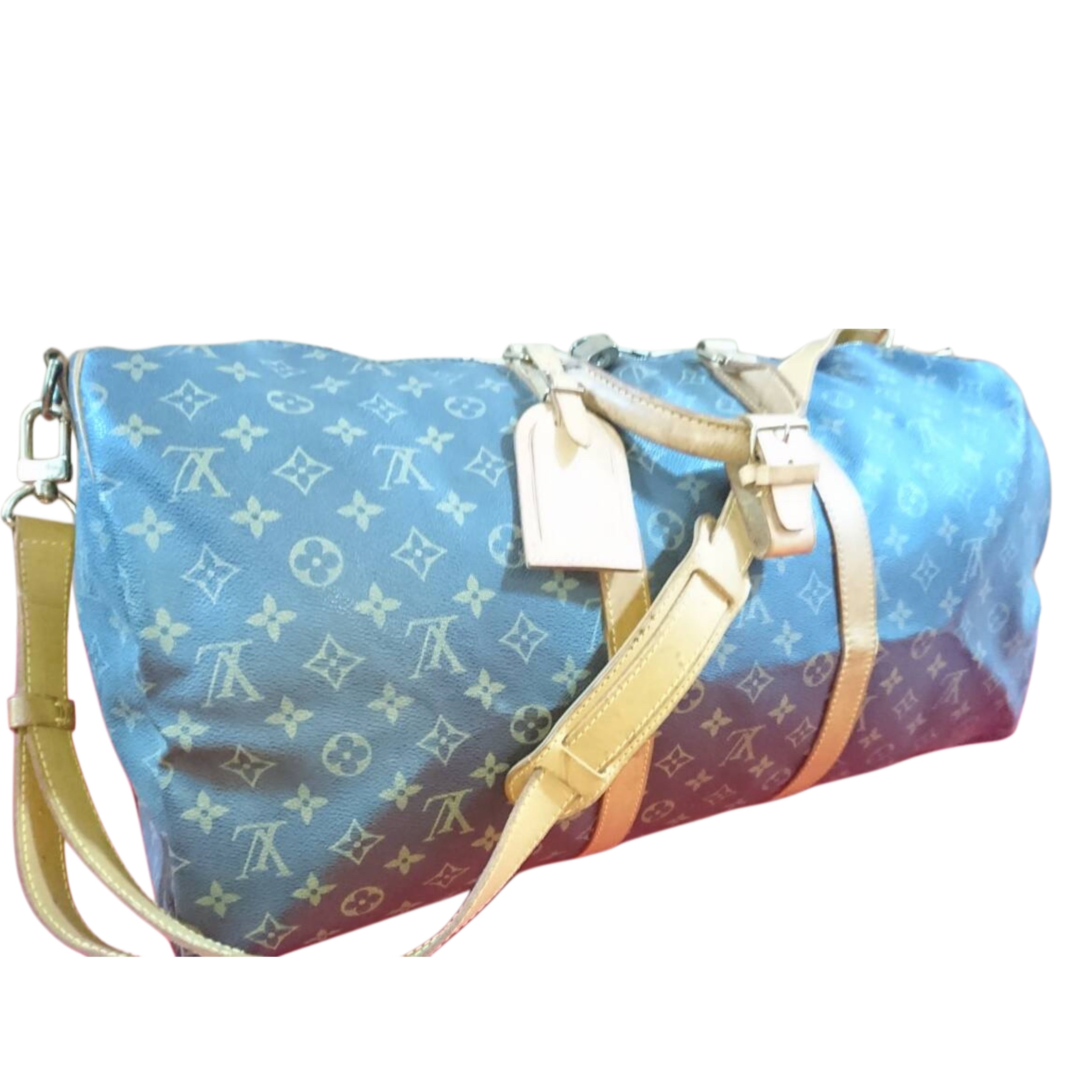 LOUIS VUITTON Monogram Keepall Bandouliere 55