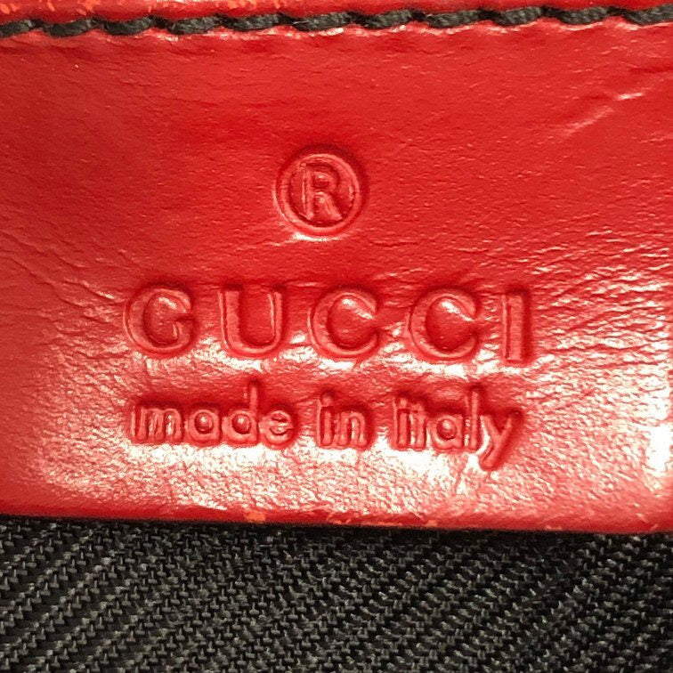 Gucci GG Canvas Jackie Red Hobo Shoulder Bag