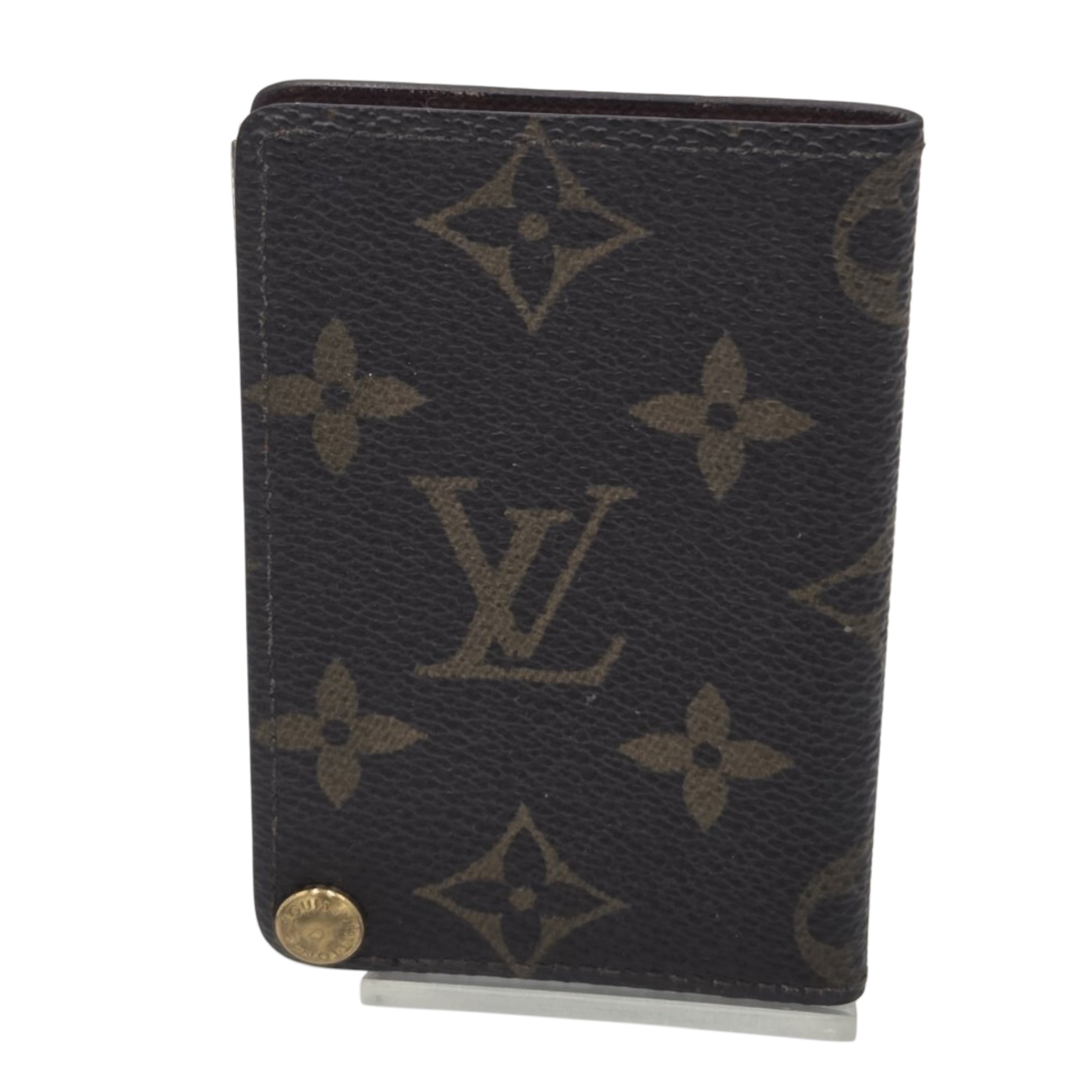 Louis Vuitton Monogram Porte Cartes Pression Card Case