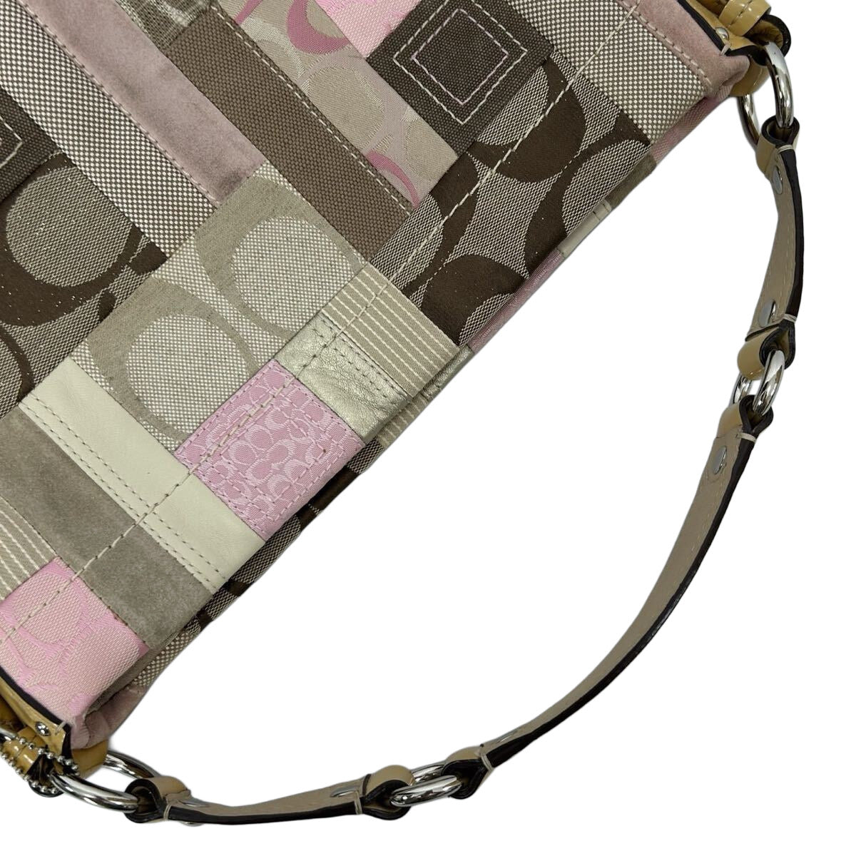 COACH Patchwork Carly Pink Y2K Handbag