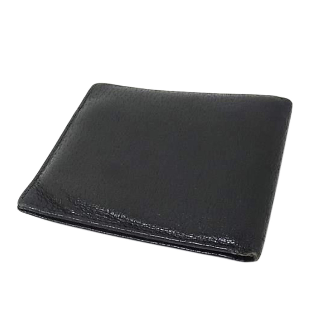 GUCCI Men’s Leather Black Bi Fold Wallet