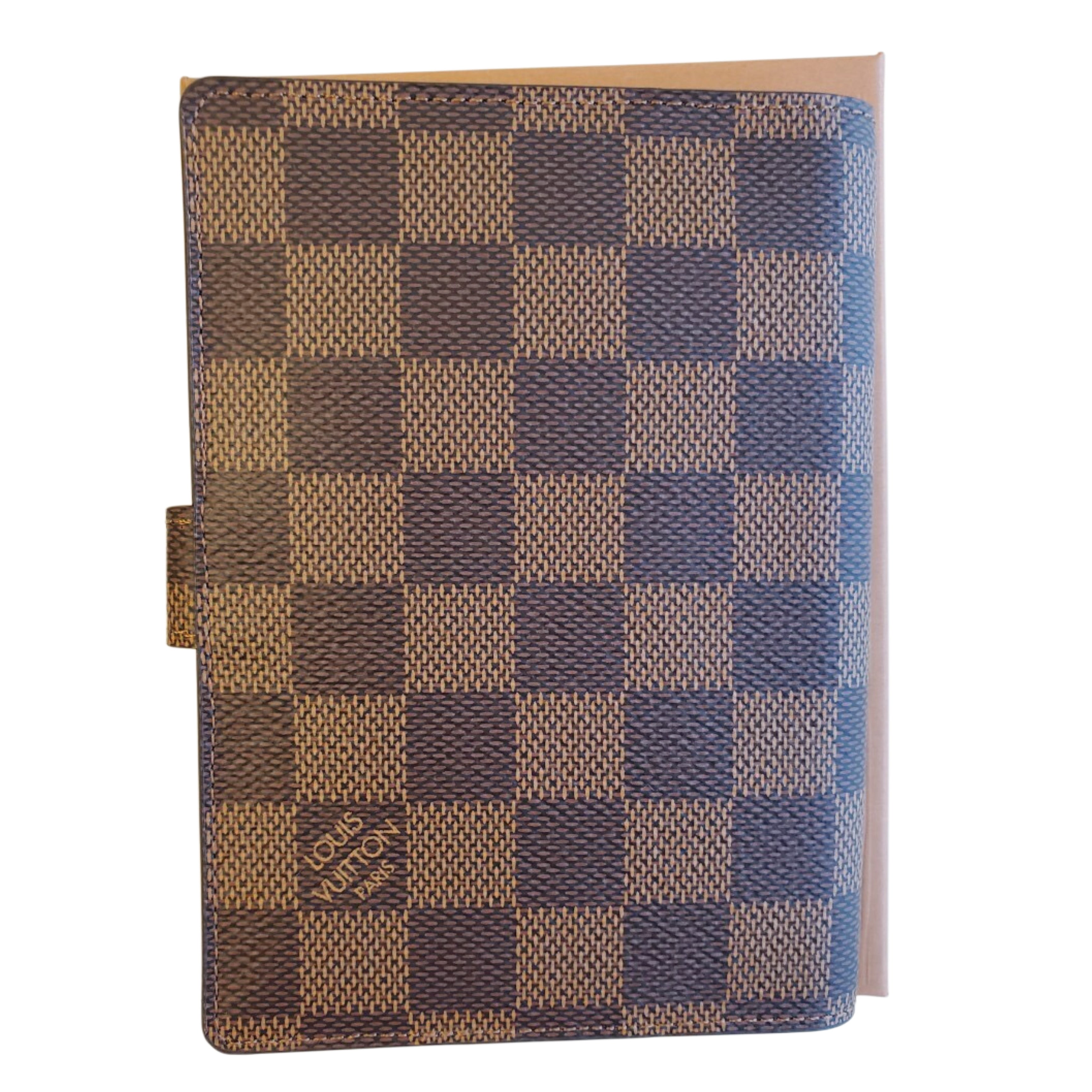 LOUIS VUITTON Damier Ebene Small Ring Agenda Cover