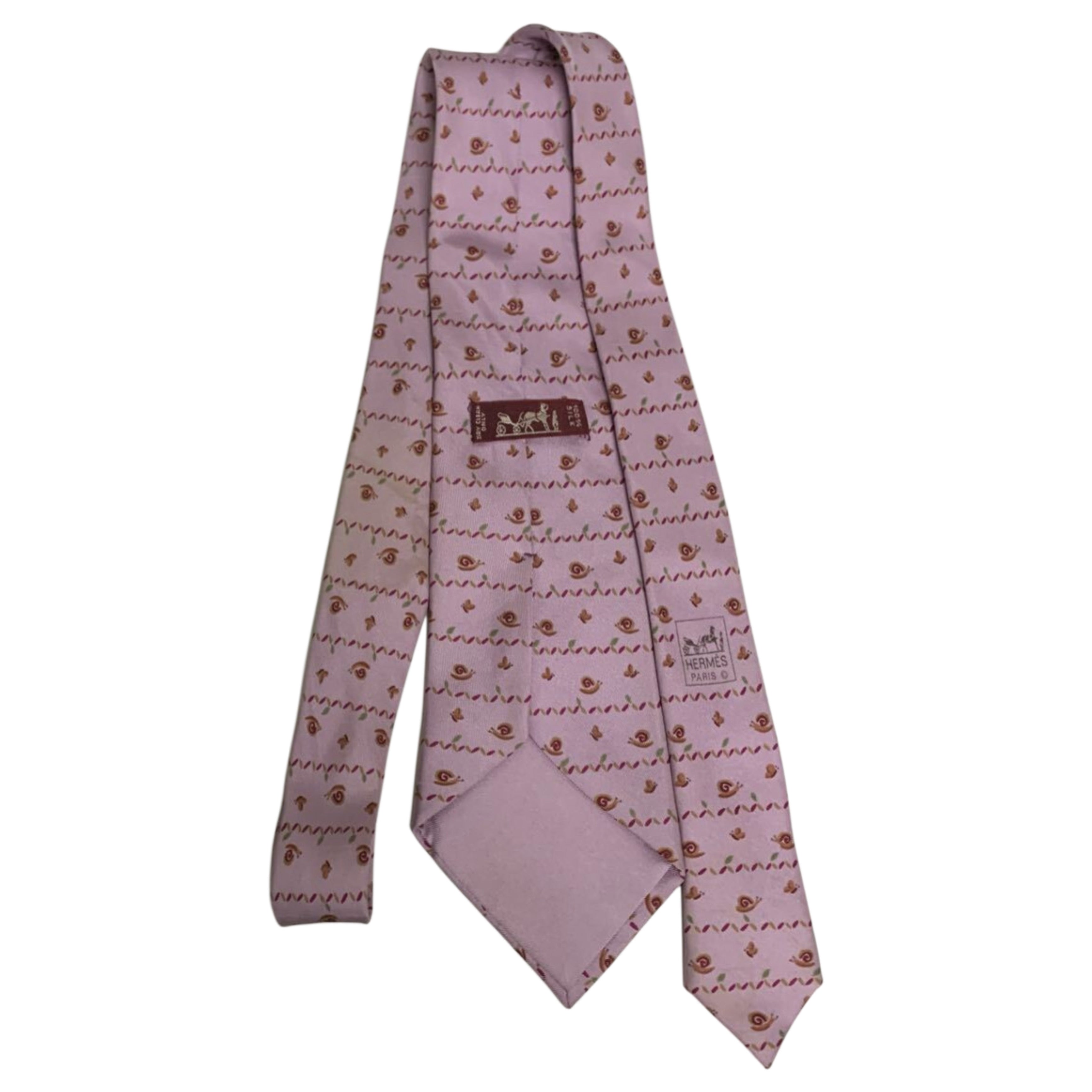 HERMES Silk Tie
