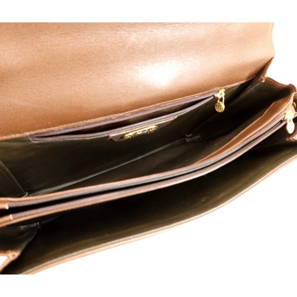 FENDI Greek Motif Janus 2-way Handbag