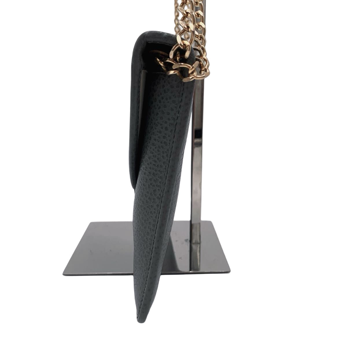 Christian Dior Leather Shoulder Bag with Gold Chain Hardware