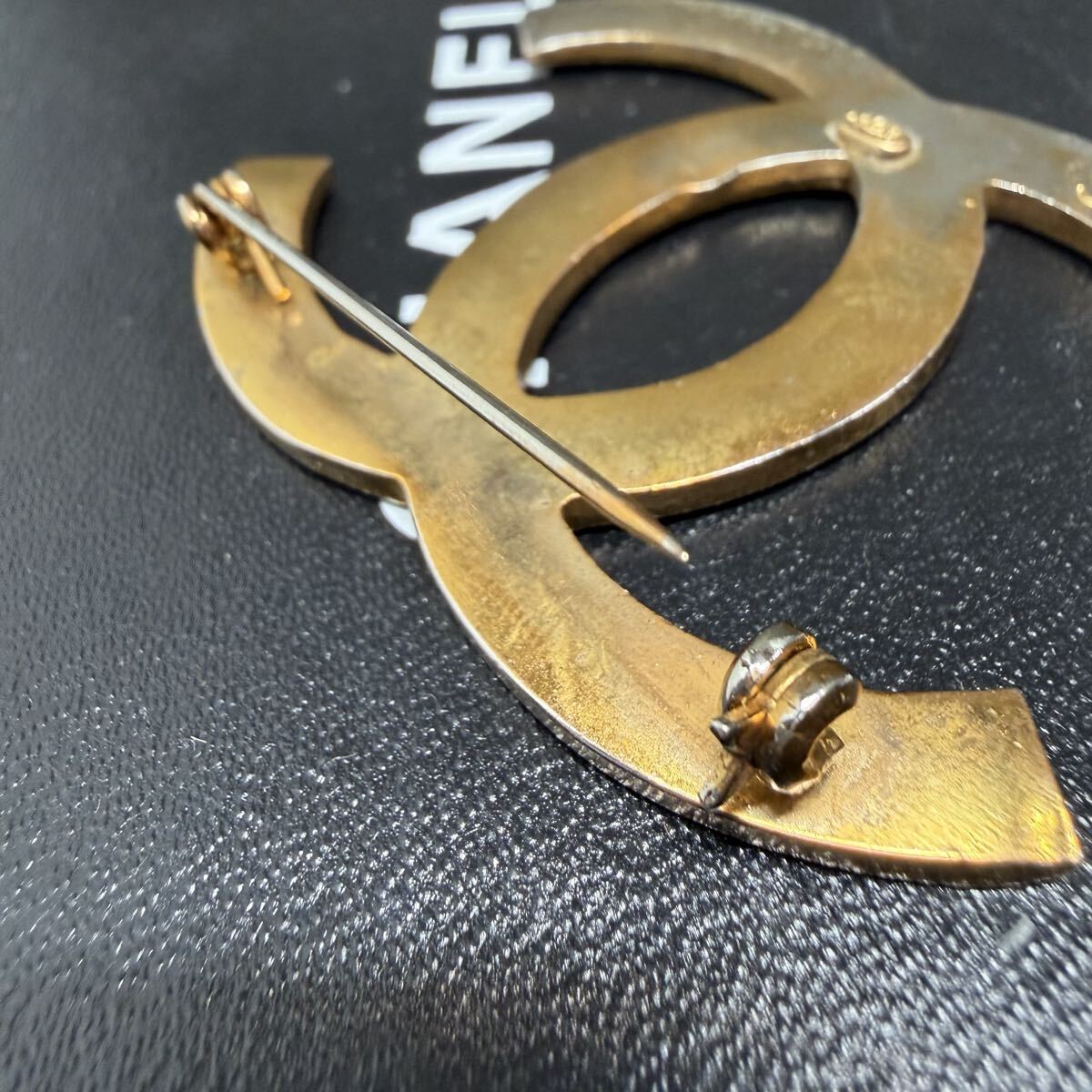 CHANEL Brooch Vintage Coco Mark