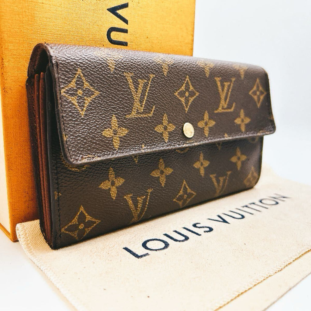 Louis Vuitton Monogram Portefeuille Sarah Long Wallet