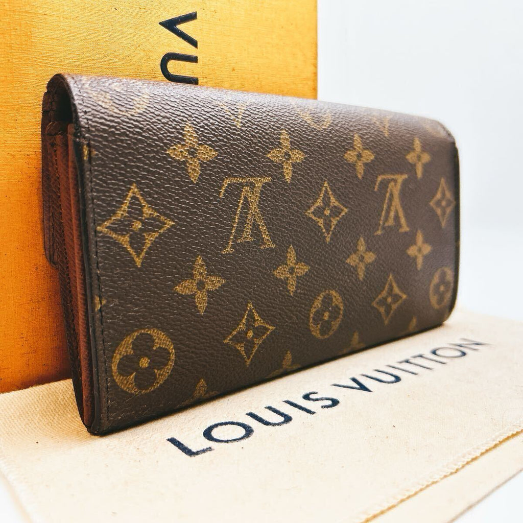 Louis Vuitton Monogram Portefeuille Sarah Long Wallet